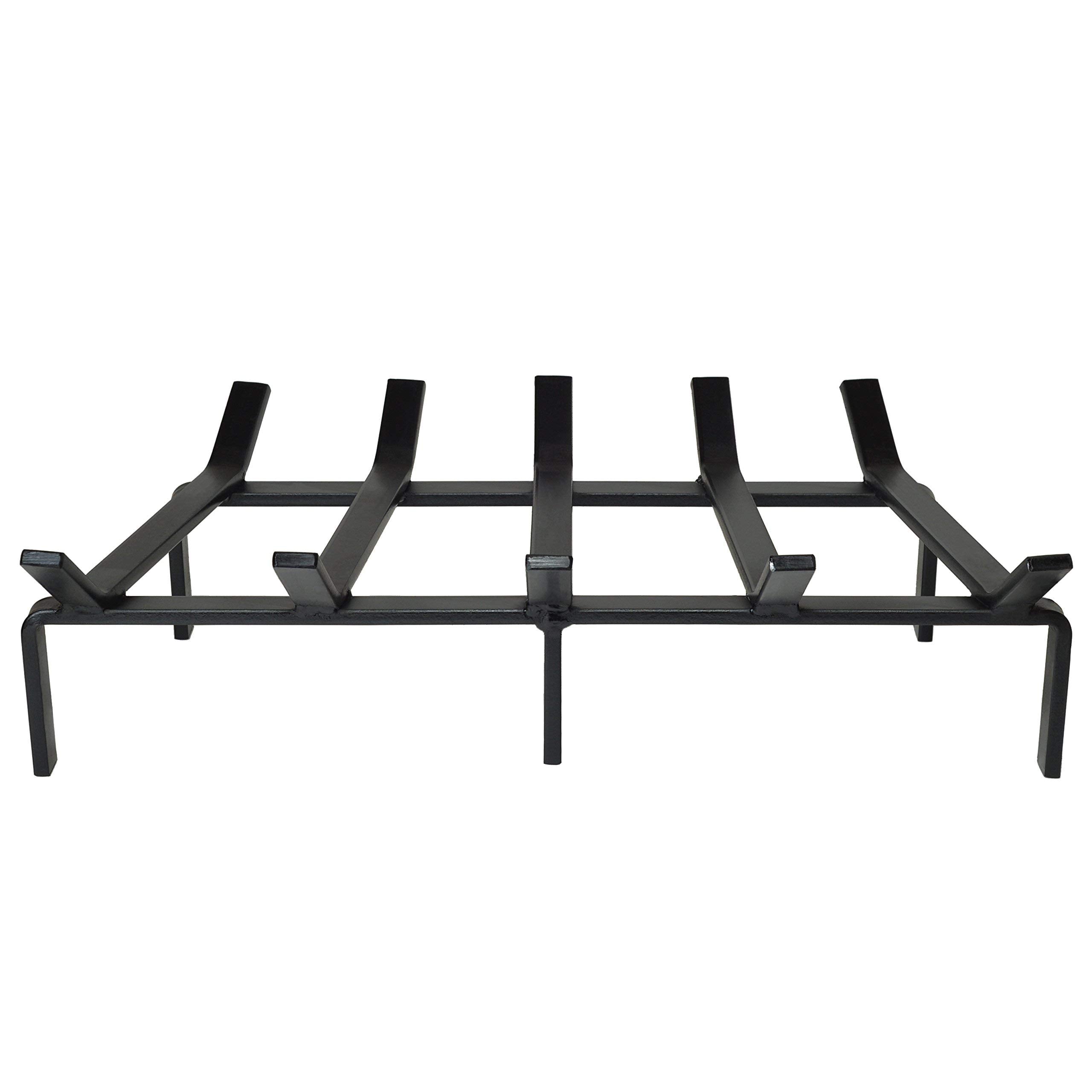 Steelfreak Heavy Duty Steel Fireplace Grate - Made In The Usa (21 Inch)
