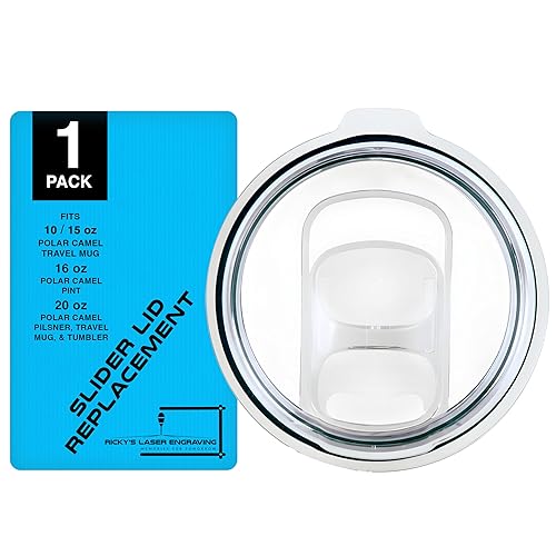 Polar Camel Replacement Lid (10, 15, 16, 20 Tumblers & 20 Oz. Pilsners, Slider Lid (1-Pack))