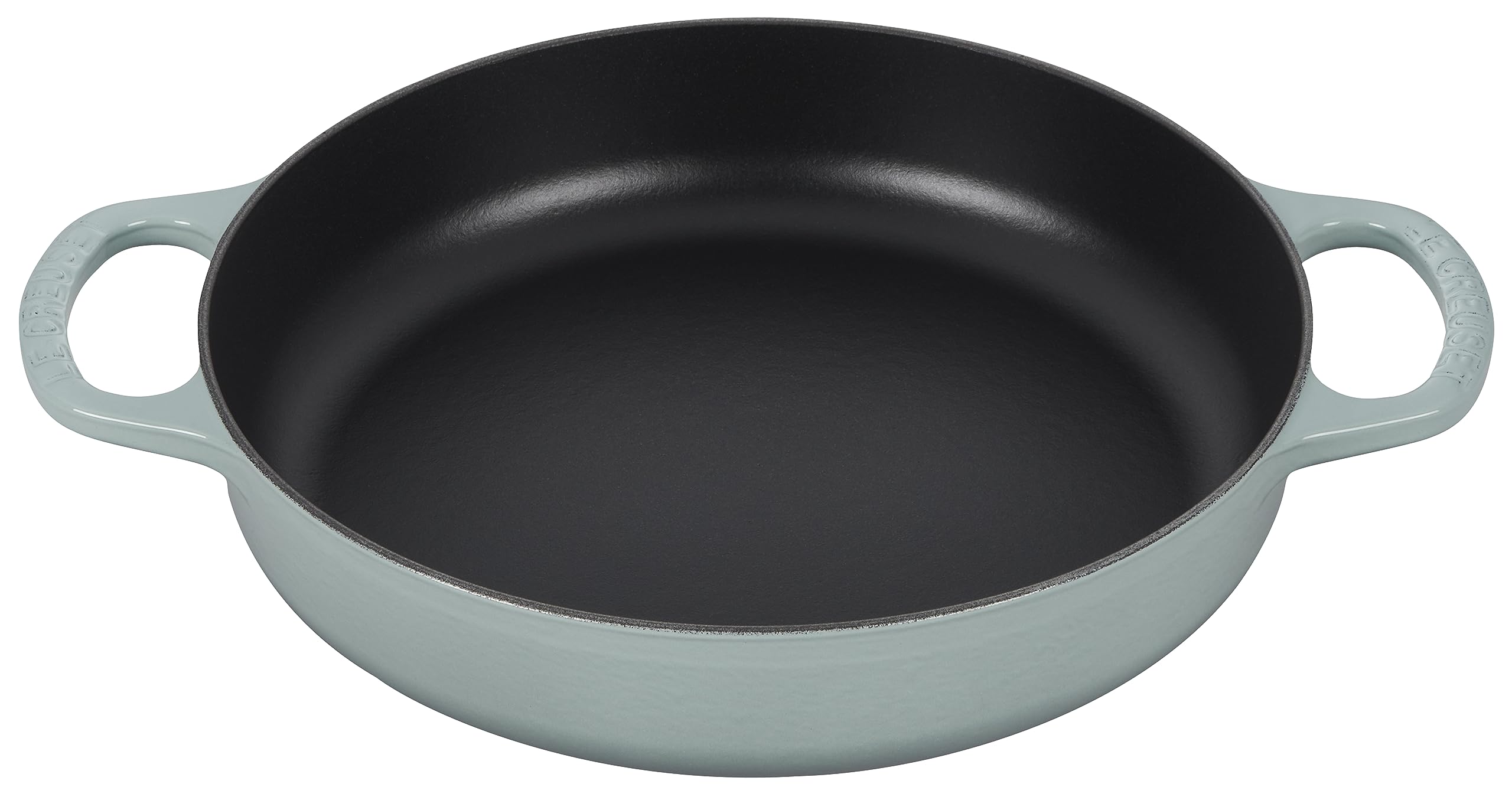 Le Creuset Signature Cast Iron Everyday Pan, 11, Sea Salt