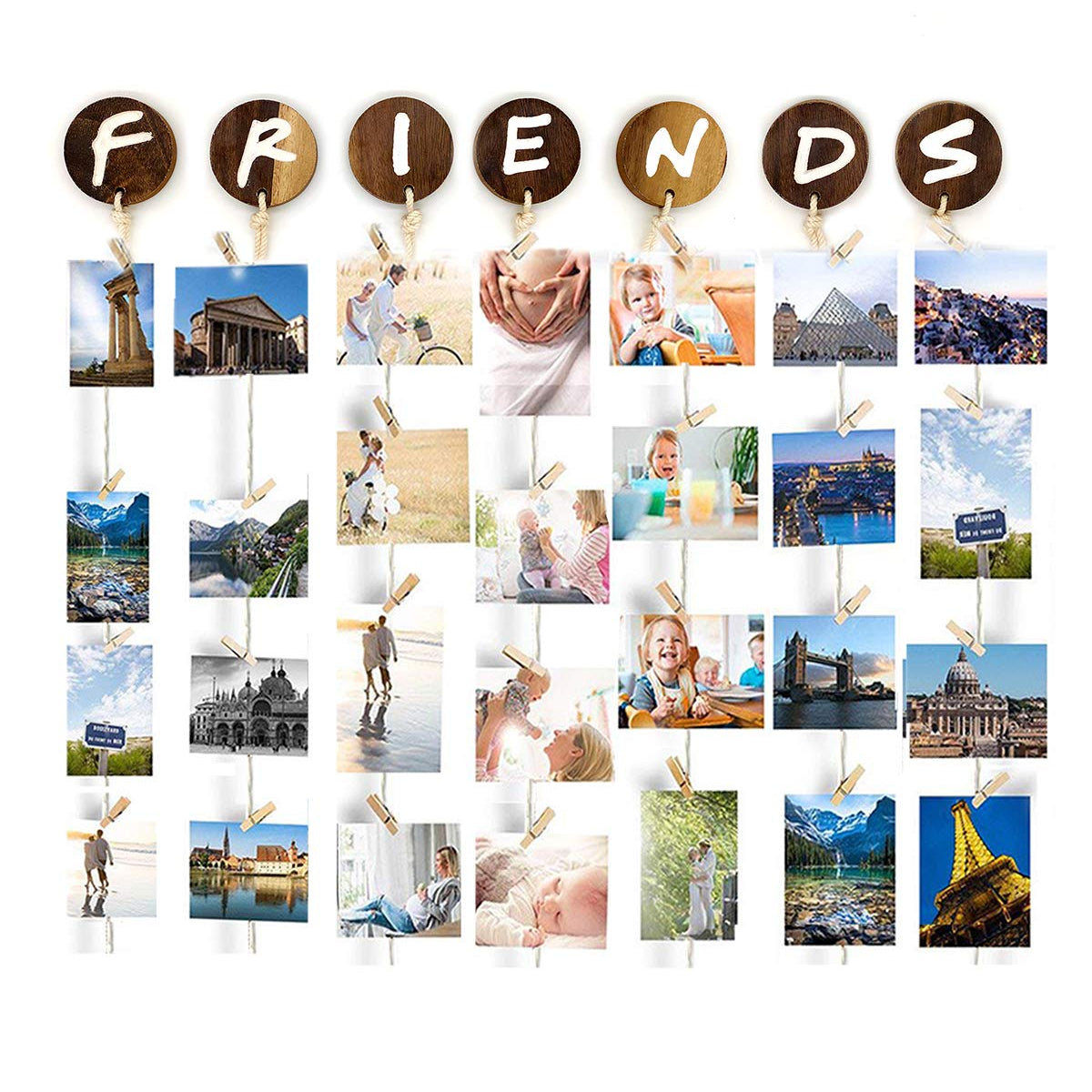 Vah Friend Hanging Photo Display Picture Frame Collage Picture Display ...