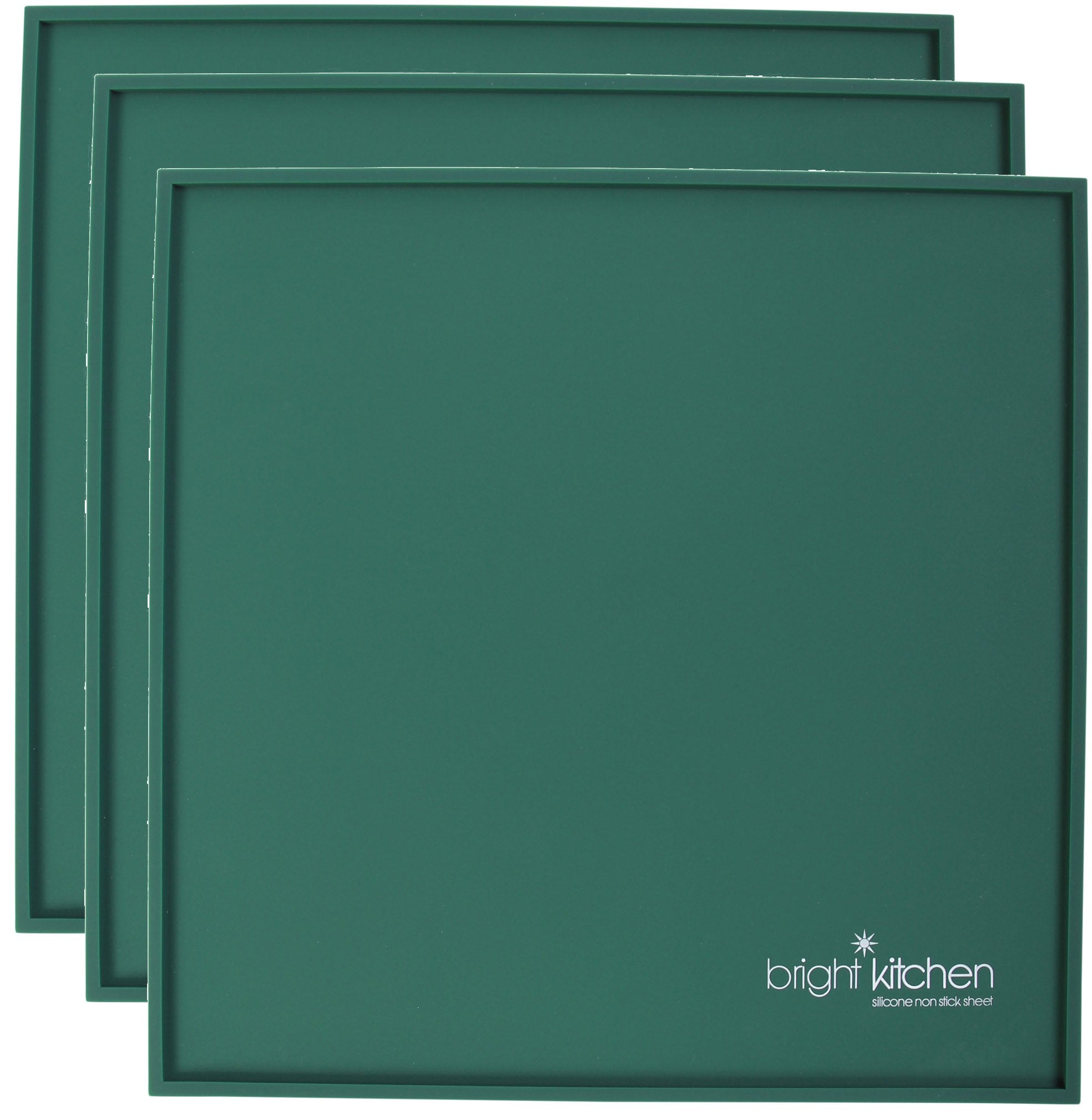 3 Edge Sheets + 1 Triangle Mold + 1 Circle Mold - 14'' X 14'' Silicone Sheets For Excalibur Dehydrator Bright Kitchen Re-Usable
