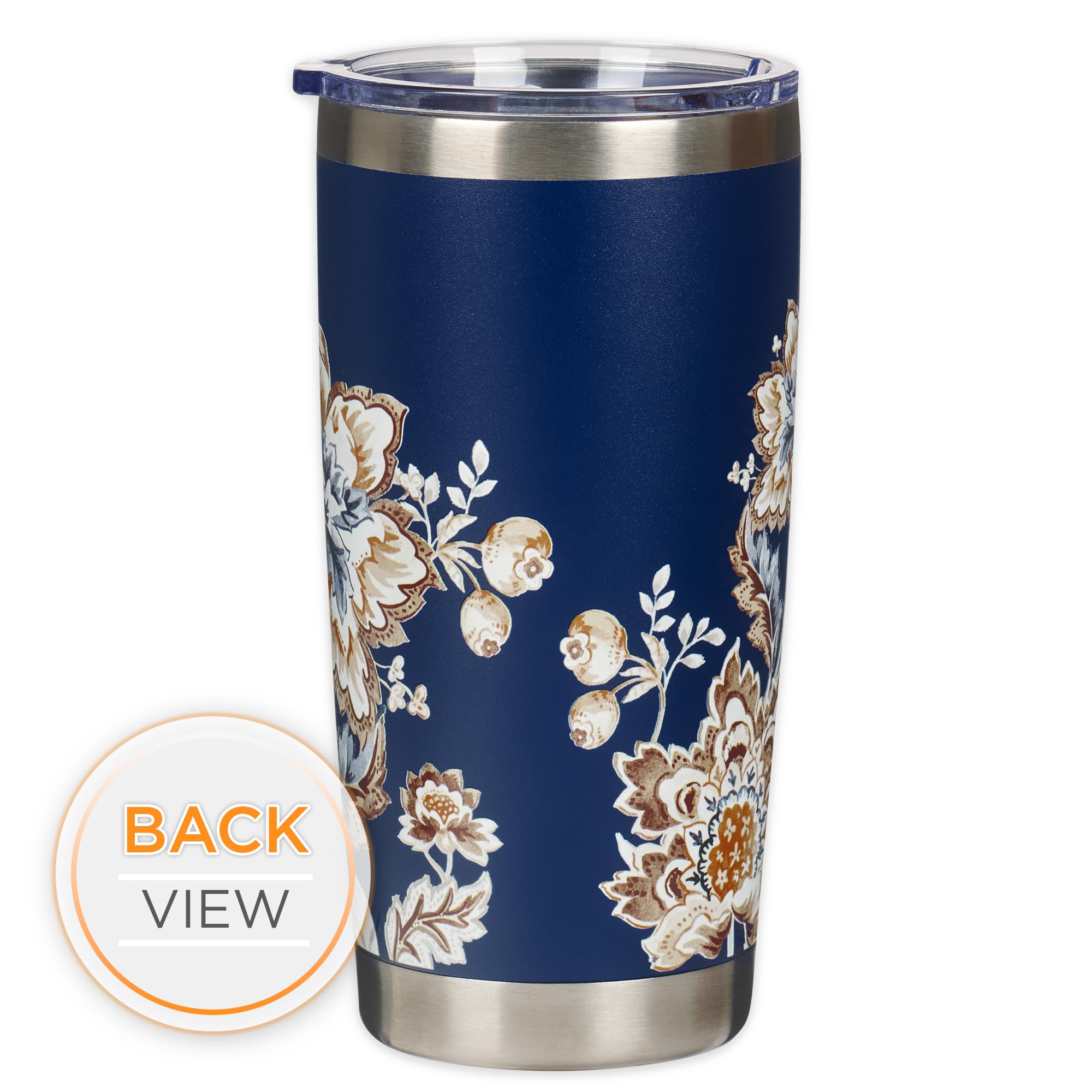 Christian Art Gifts Stainless Steel Scripture Tumbler Travel Mug For Women: All Things Through Christ Inspirational Bible Verse,