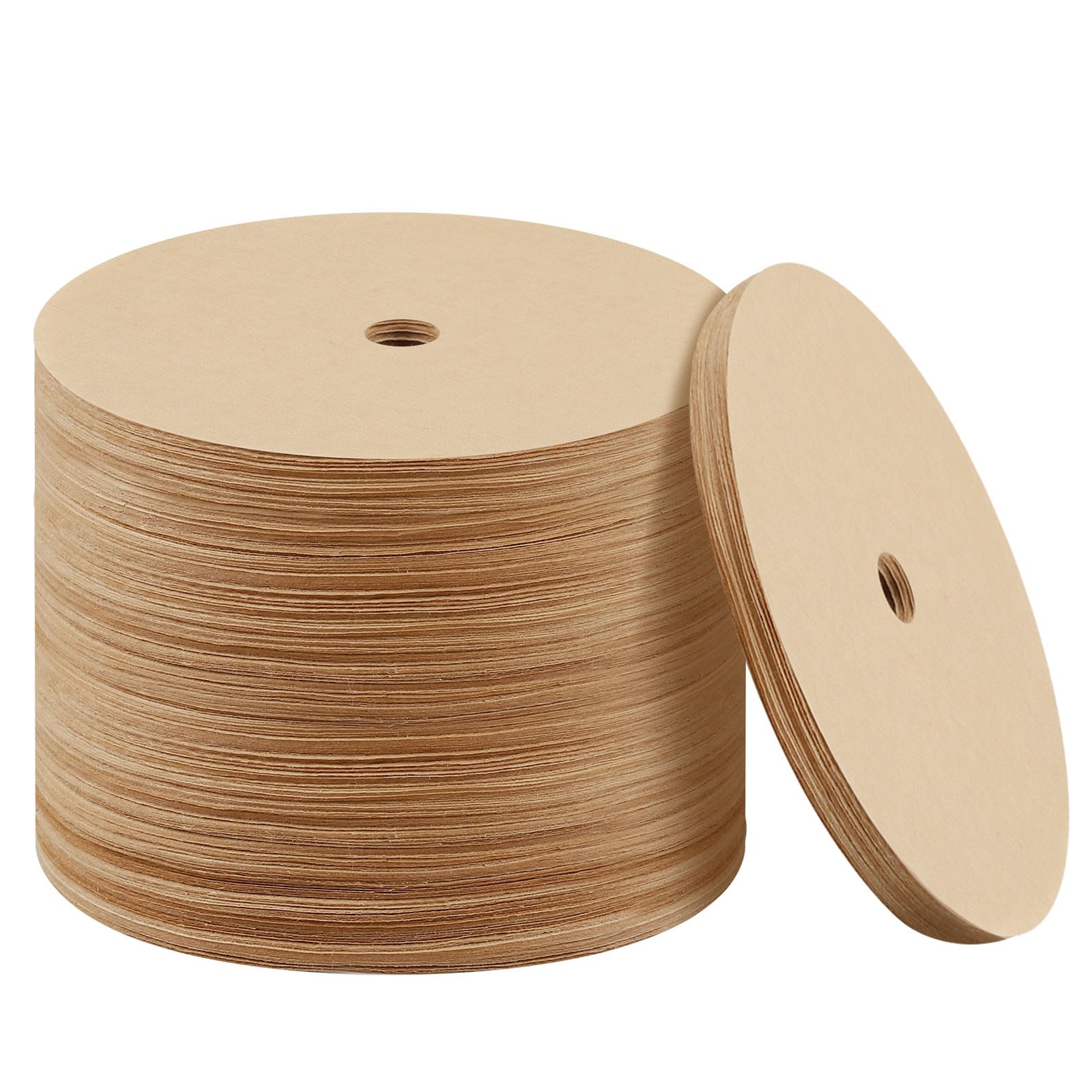 200 Count Percolator Coffee Filters, 3.75 Inch Natural Unbleached Disposable Coffee Filter Disc Coffee Filters For Camping Coffe