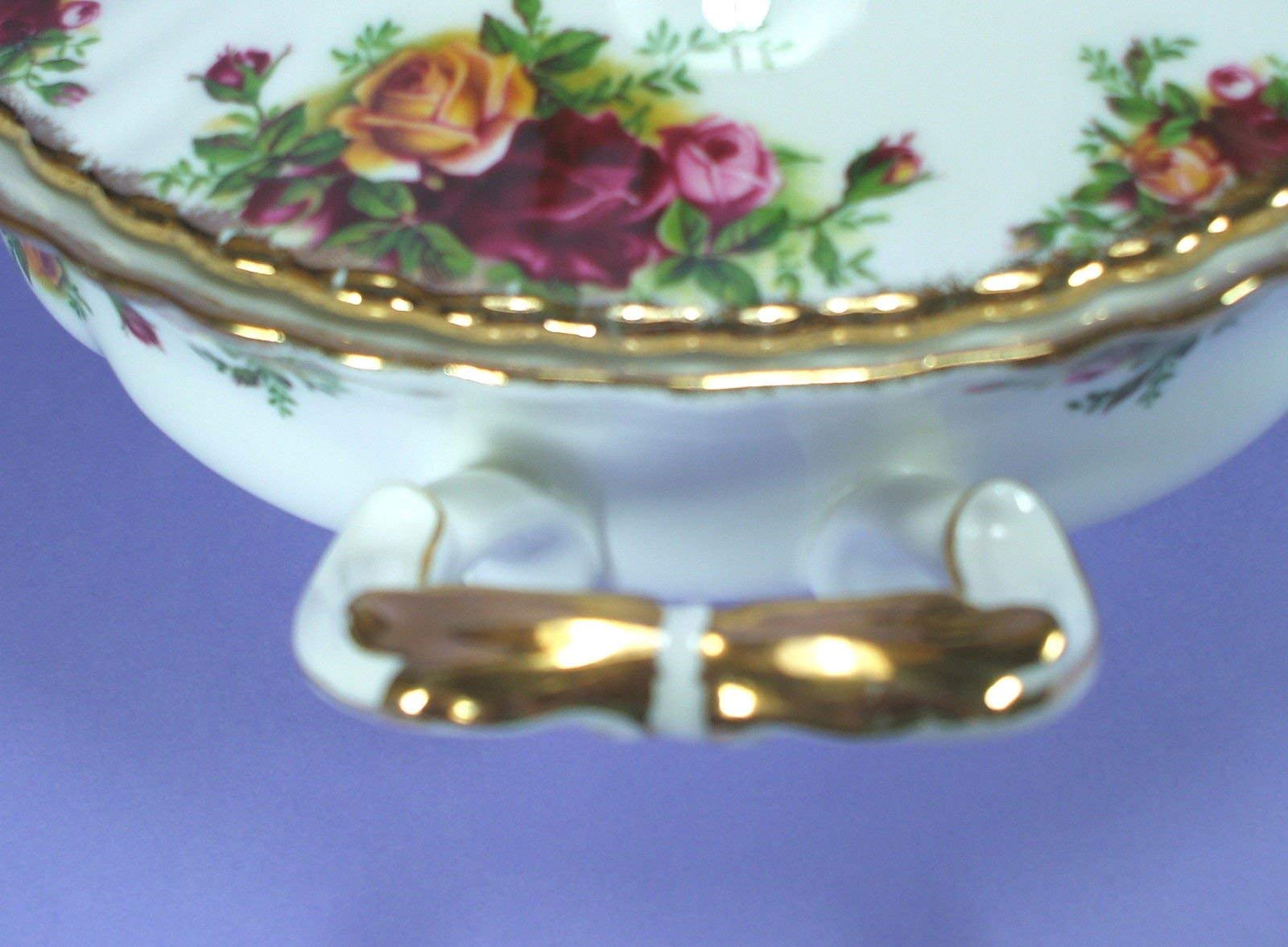 Royal Albert Old Country Roses Covered Vegetable Bowl, 50 Oz, Multi
