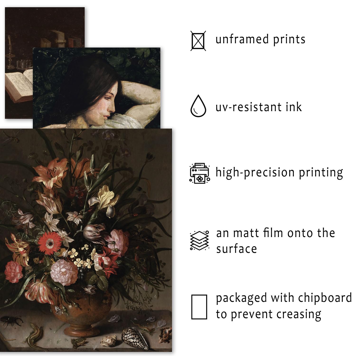Anerza 16 Pcs Dark Academia Room Decor, Gothic Home Decor, Moody Wall Art Prints For Bedroom, Witchy Posters For Room Aesthetic,