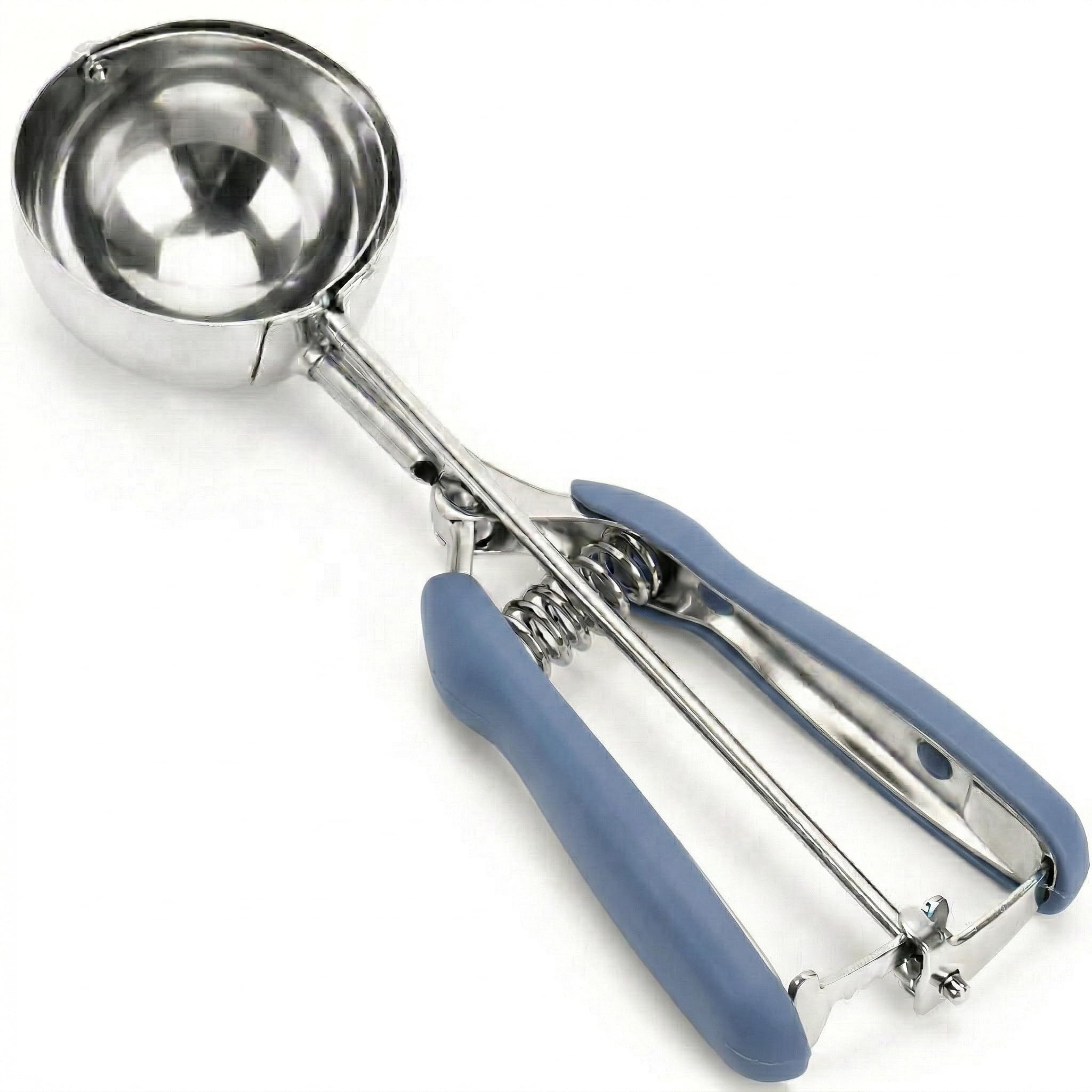 Ice Cream Scoop, Cookie Scoop, 5.3 Tbsp/ 80 ml/ 2.7 oz Cookie Scoops for Baking, 18/8 Stainless Steel Cookie Scooper for Baking,