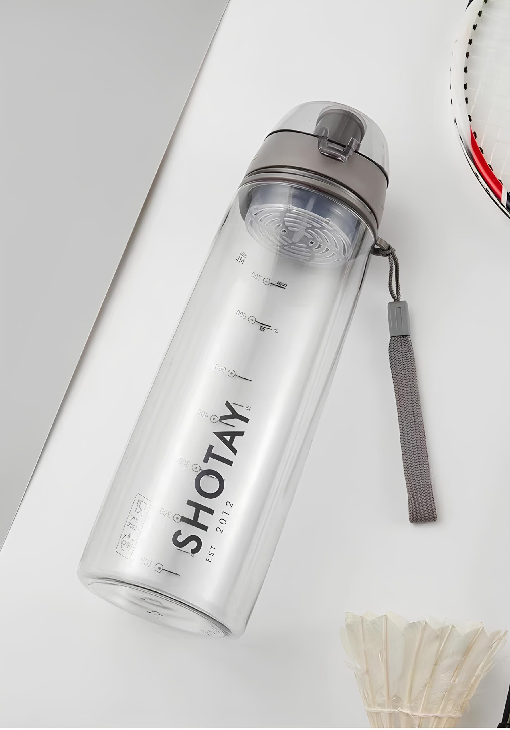 The Venti Shotay Cool Unbreakable Water Bottle With Sipper Bpa Free Tritian, Leak-Proof Water Bottle Ideal For Office, Sports, S