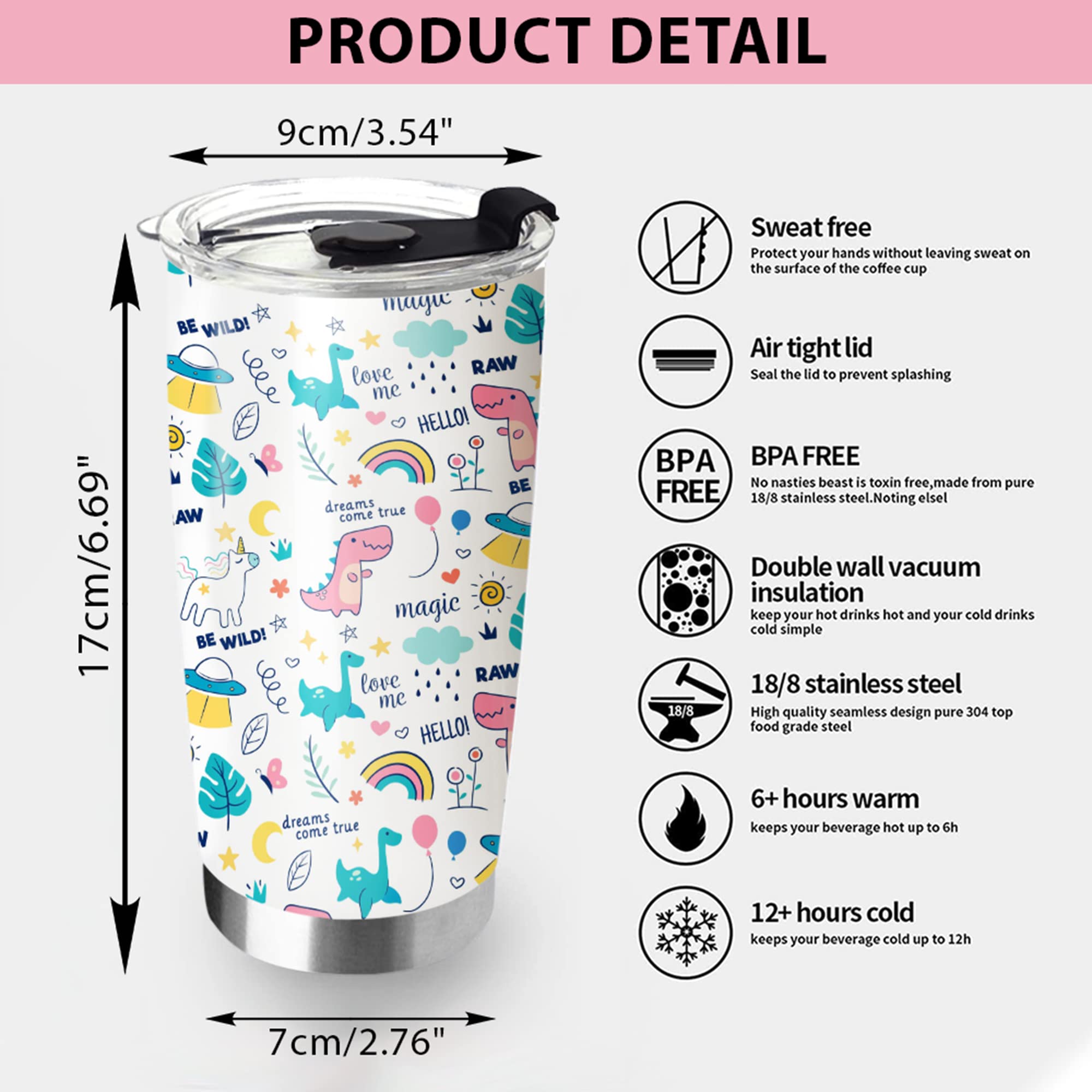Medroc Paraprofessional Tumbler Stainless Steel 20Oz Straw Lid, Para Appreciation Gifts Bulk For Birthday Christmas, Teacher Wee