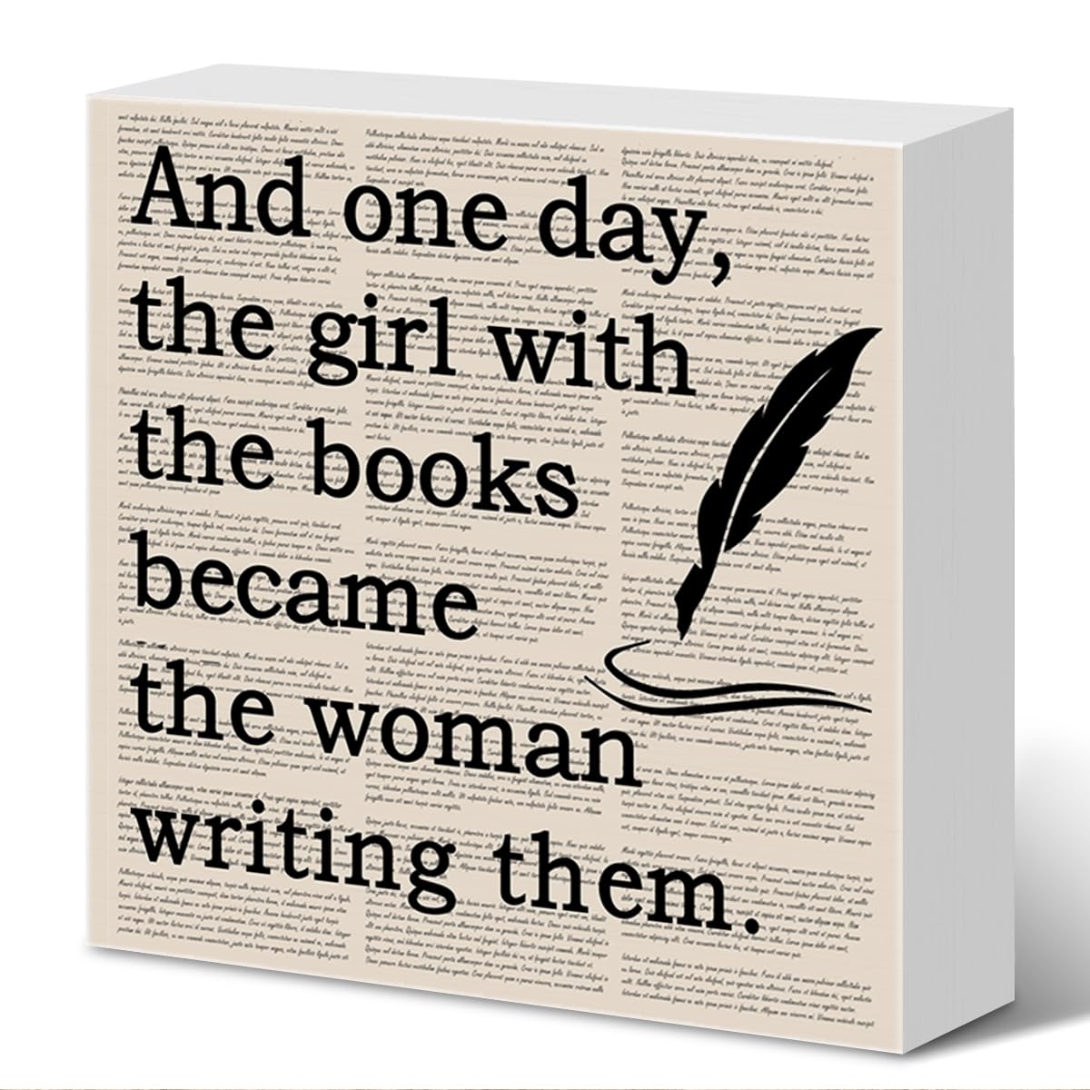 Writer Gifts for Women Girls, Funny Author Novelist Gift Writing Lover Journalist Christmas Birthday Gift, Retro Newspaper Write