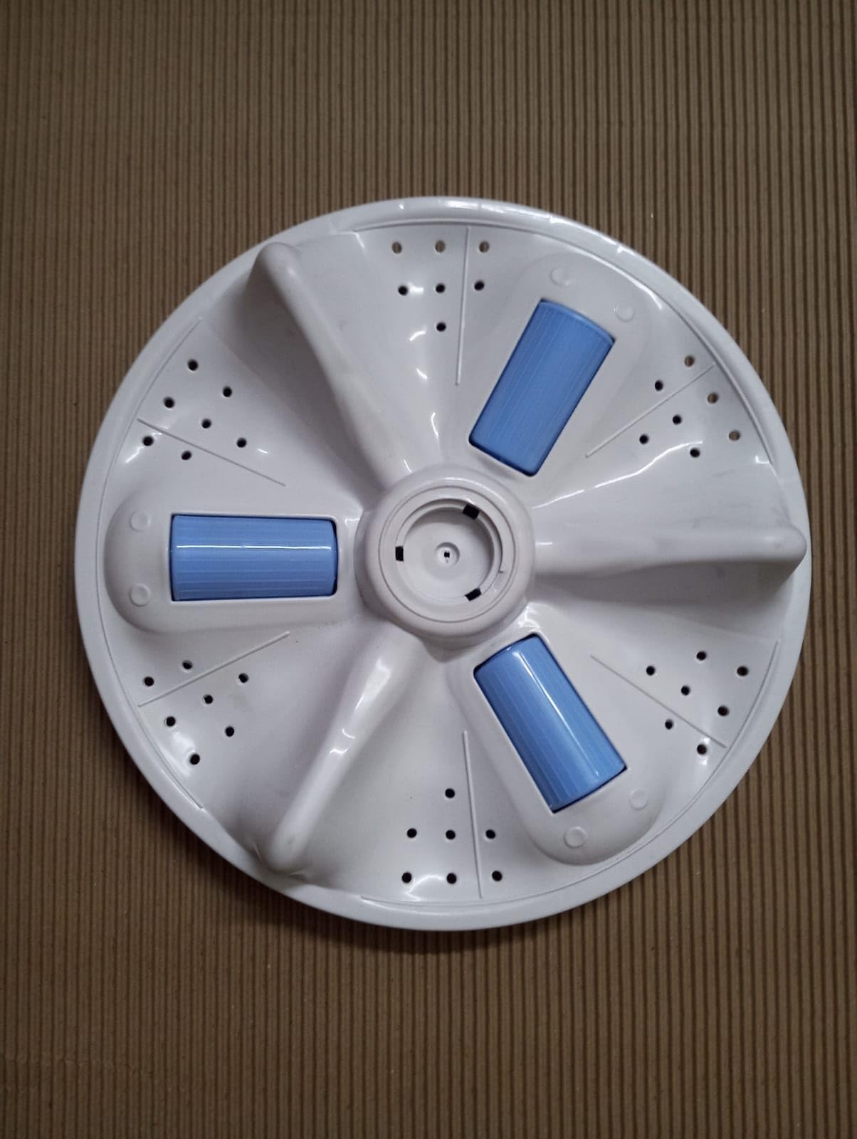 Washing Machine Pulsator compatible for 7.5KG Washing Machine, Square Shaft, 14 Inch, 3 Rollers, Upward Baffles, Single Pack