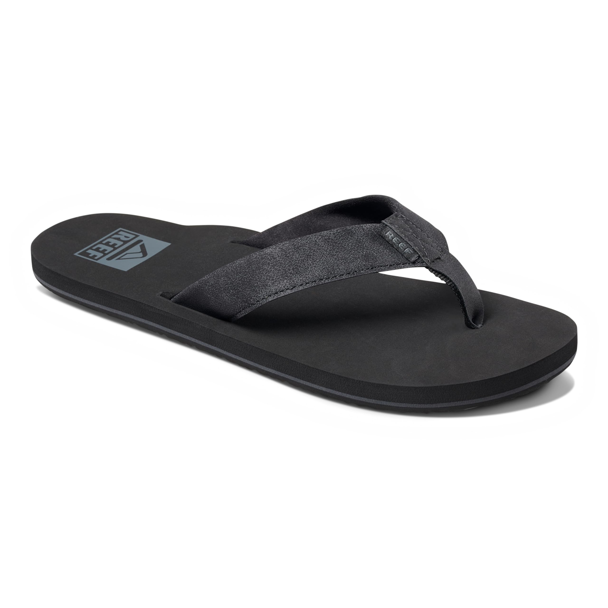 Reef Mens Sandals, Reef Twinpin, Blackblack, 7