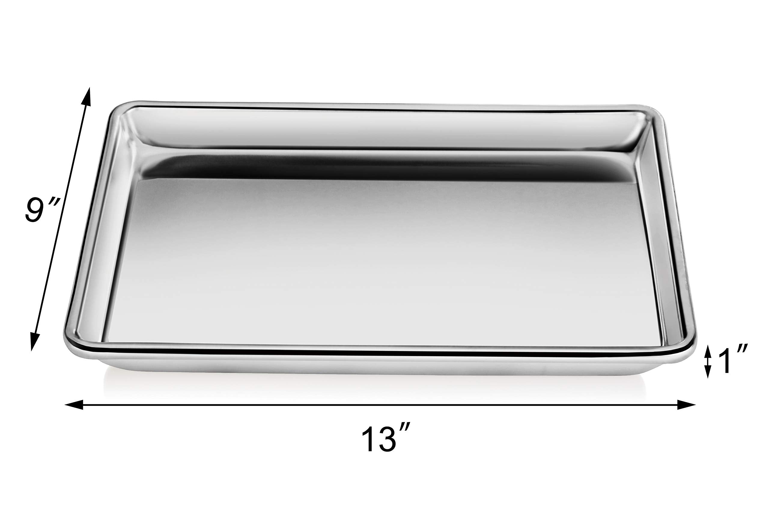 New Star Foodservice 38422 Commercial-Grade 18-Gauge Aluminum Sheet Pan/Bun Pan & Silicone Baking Mat Set, 9'' L X 13'' W X 1''