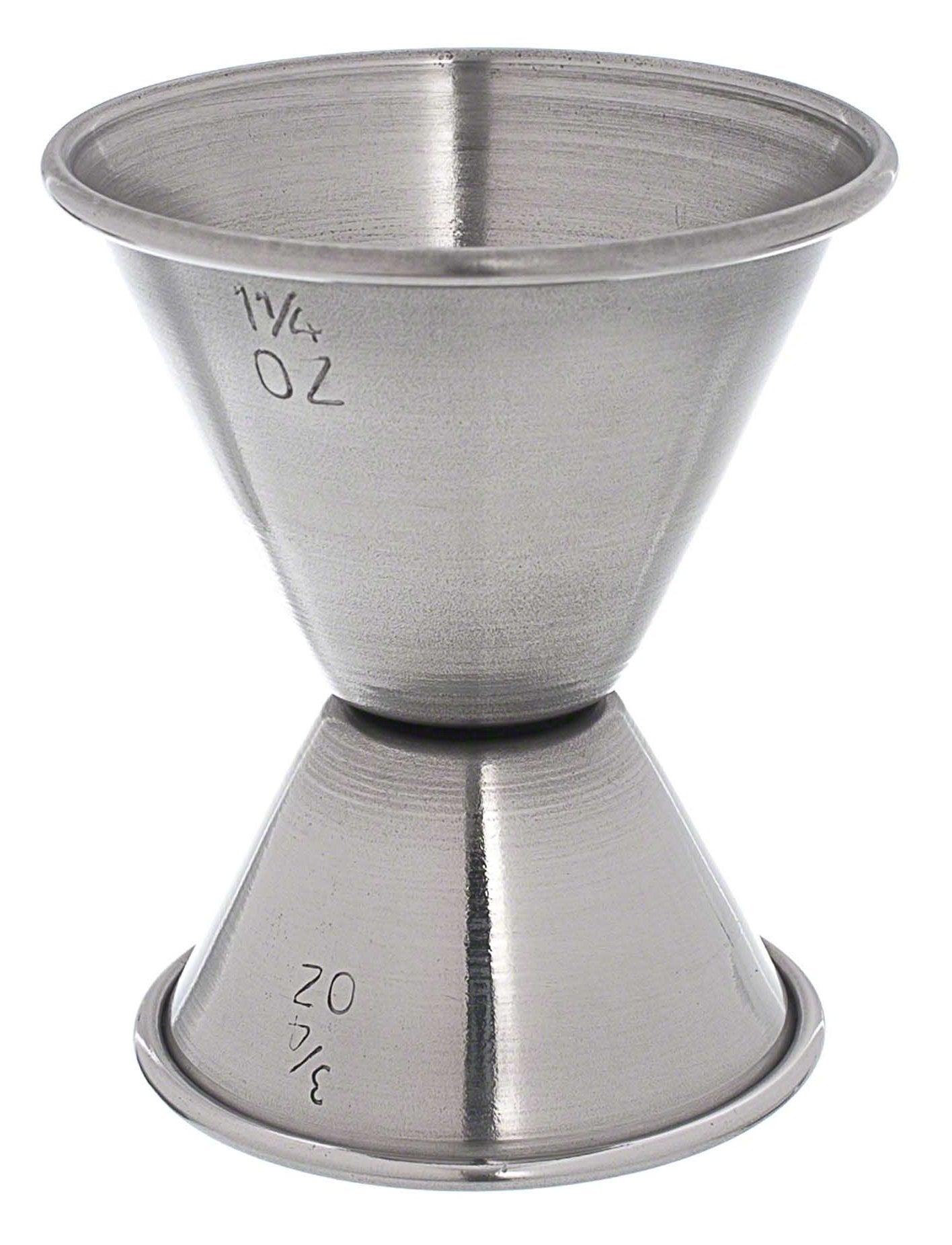 Update International (Ji-2) 3/4 X 1-1/4 Oz Stainless Steel Jigger