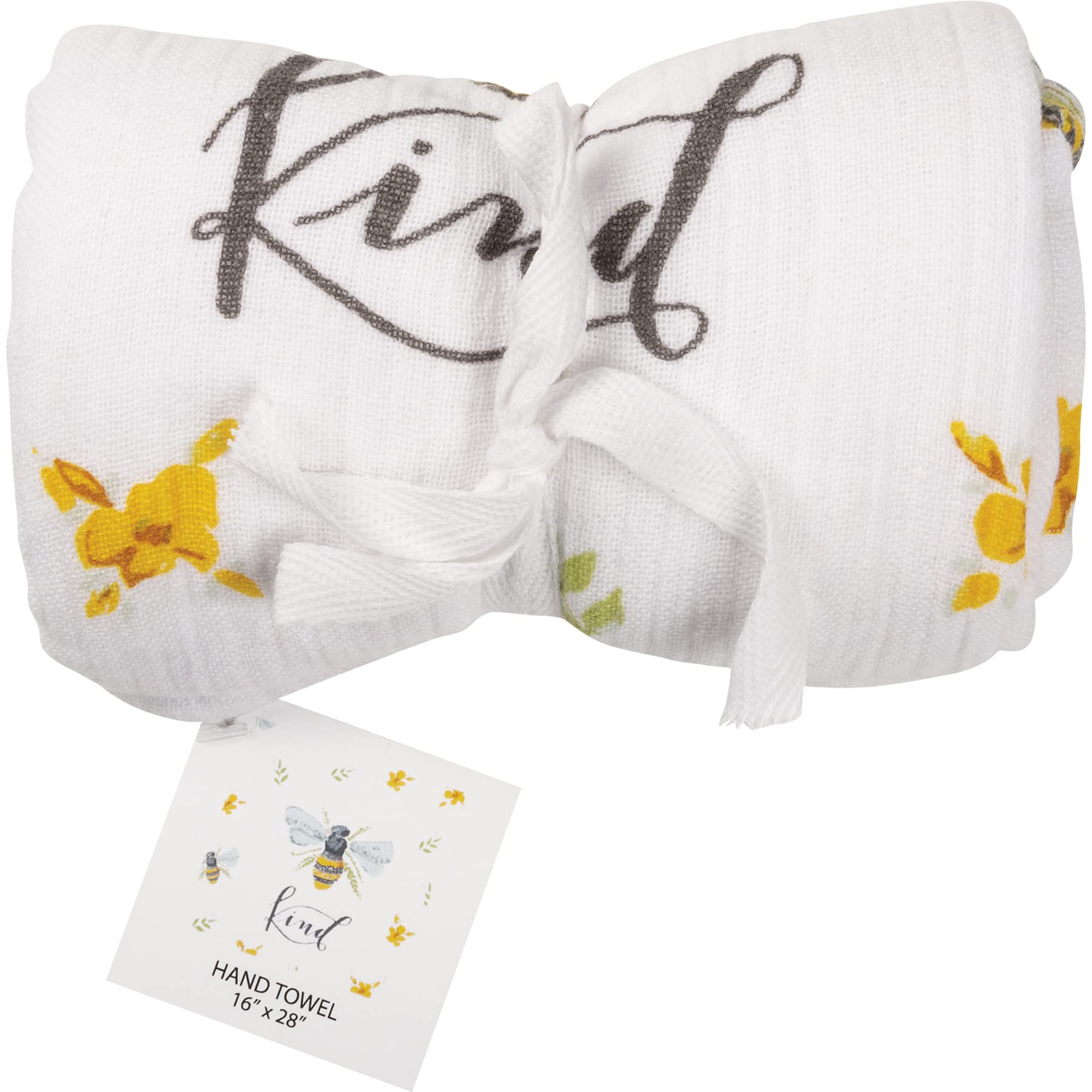 Primitives By Kathy Pbk Bee Kind Terry Hand Towel 16'' X 28''