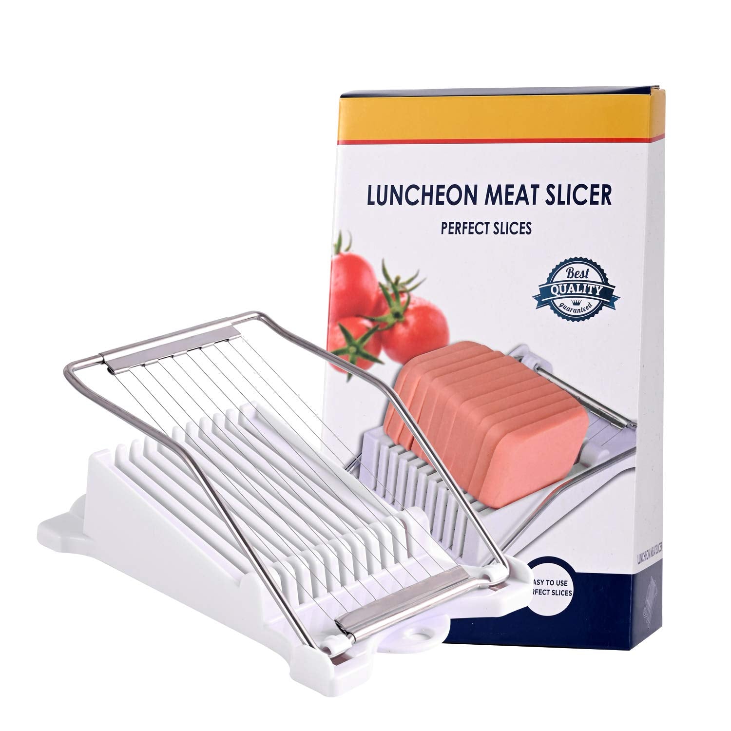 Salami Slicer Butter Slicer Spam And Fruit Slicer 10 Slices Stainless Steel