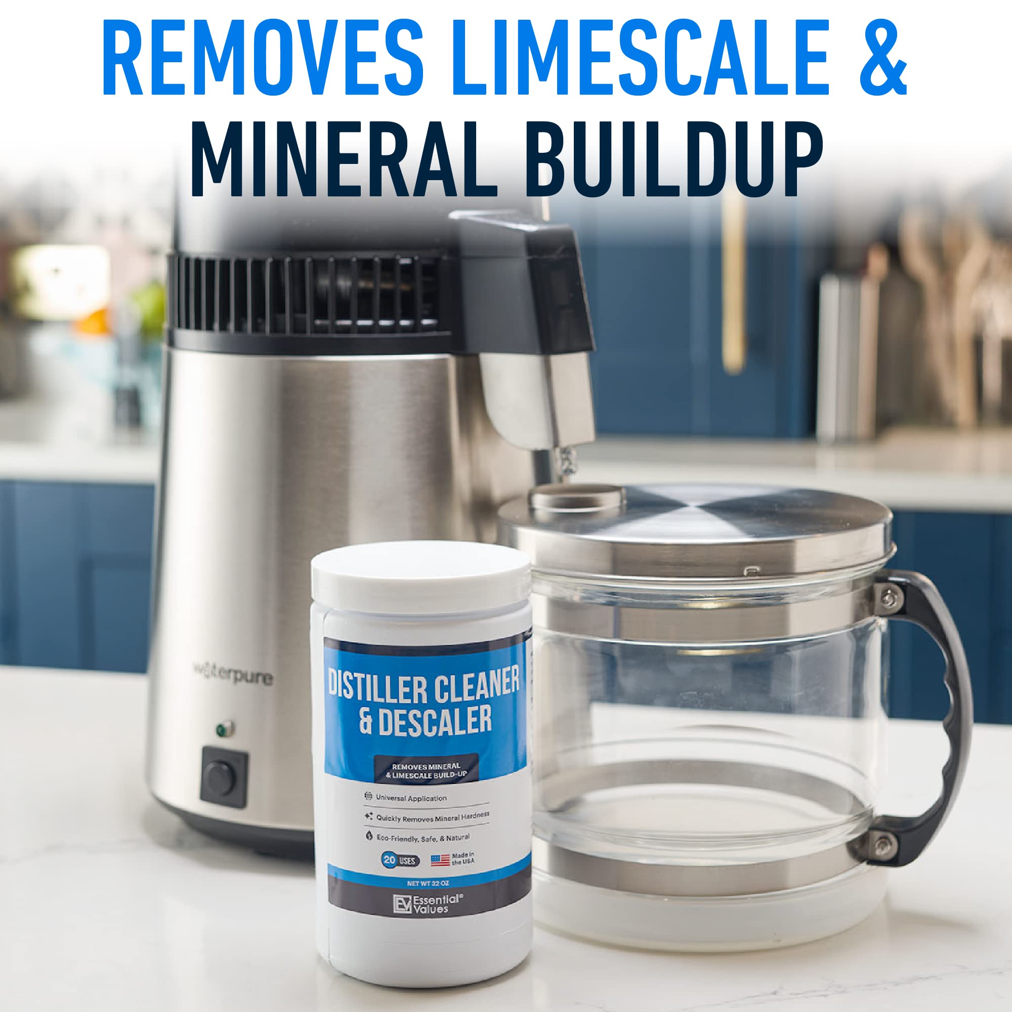 Citric Acid Powder Cleaning For Water Distillers - Bulk 2 Lbs Universal Descaler For Distilling Machines, Kettles & More - Remov