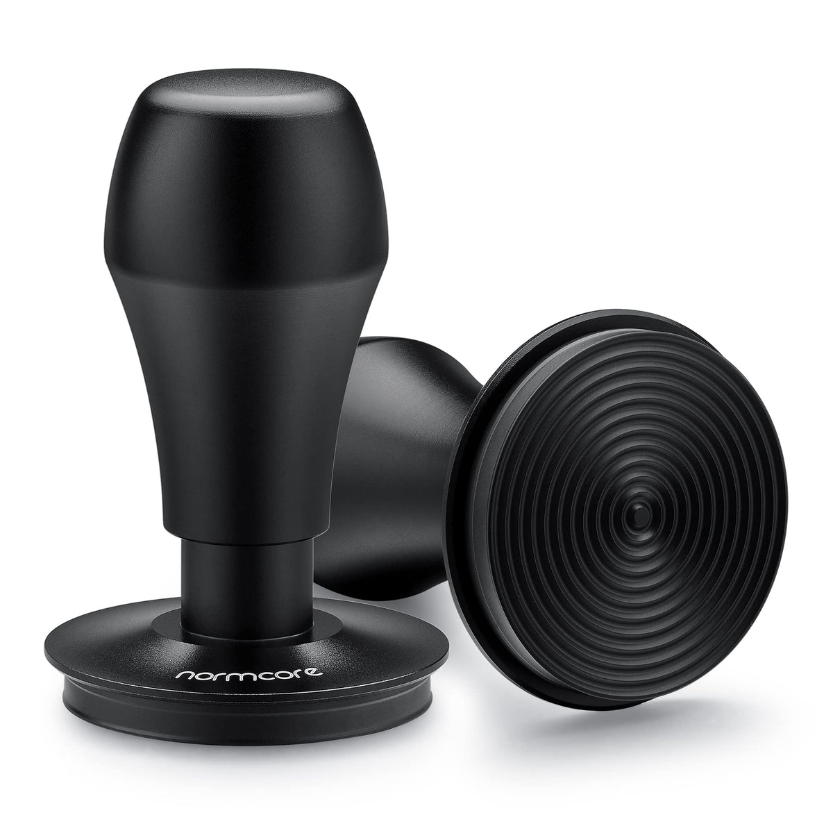 Normcore 58.5Mm Espresso Coffee Tamper V4 - Titanium Pvd Coating Ripple Base - Spring Loaded Tamper - 15Lb / 25Lb / 30Lbs Replac