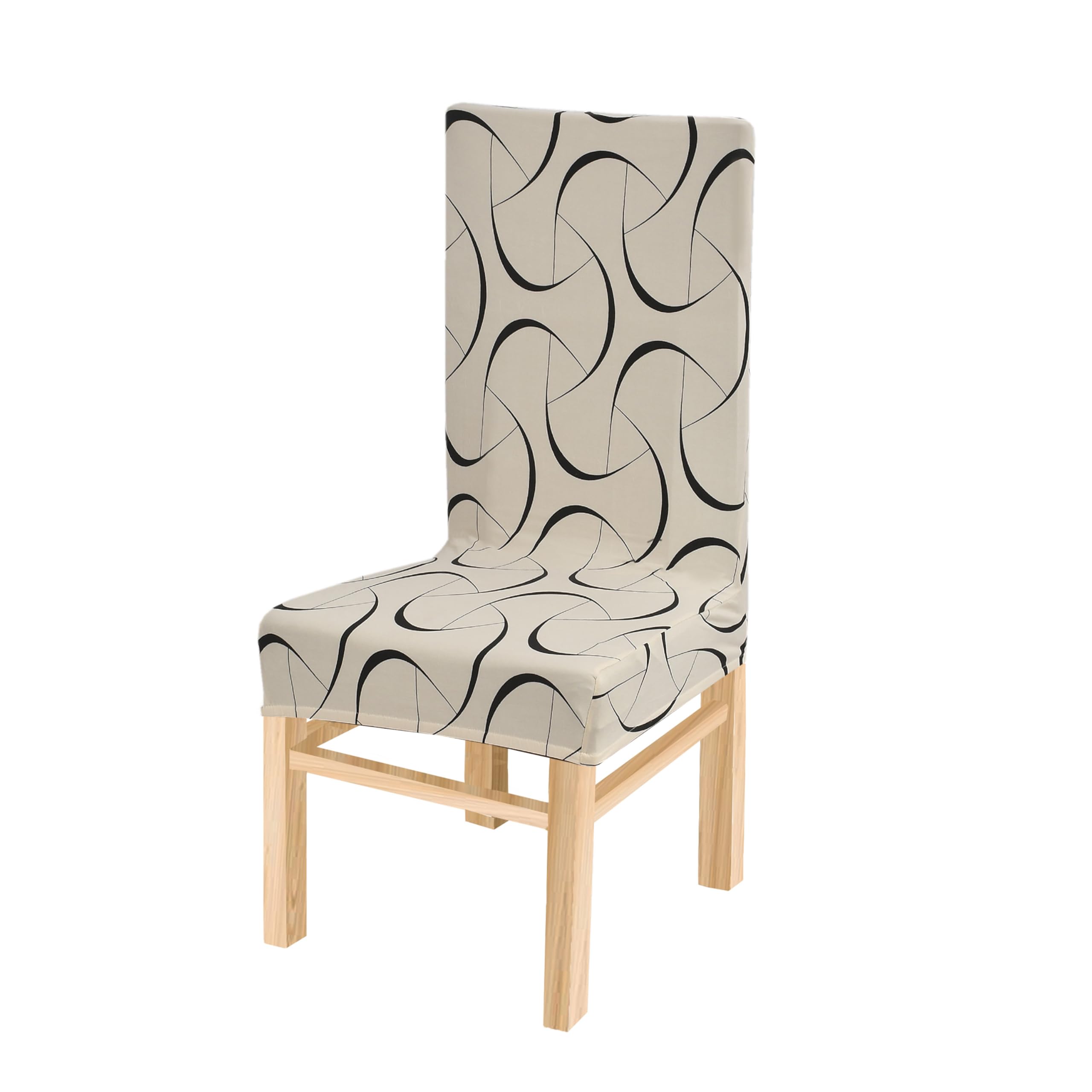 Yellow Weaves Elastic Stretchable Dining Chair Cover, Removable Washable Elastic Floral Printed Dining Chair Covers (1 Piece, Na