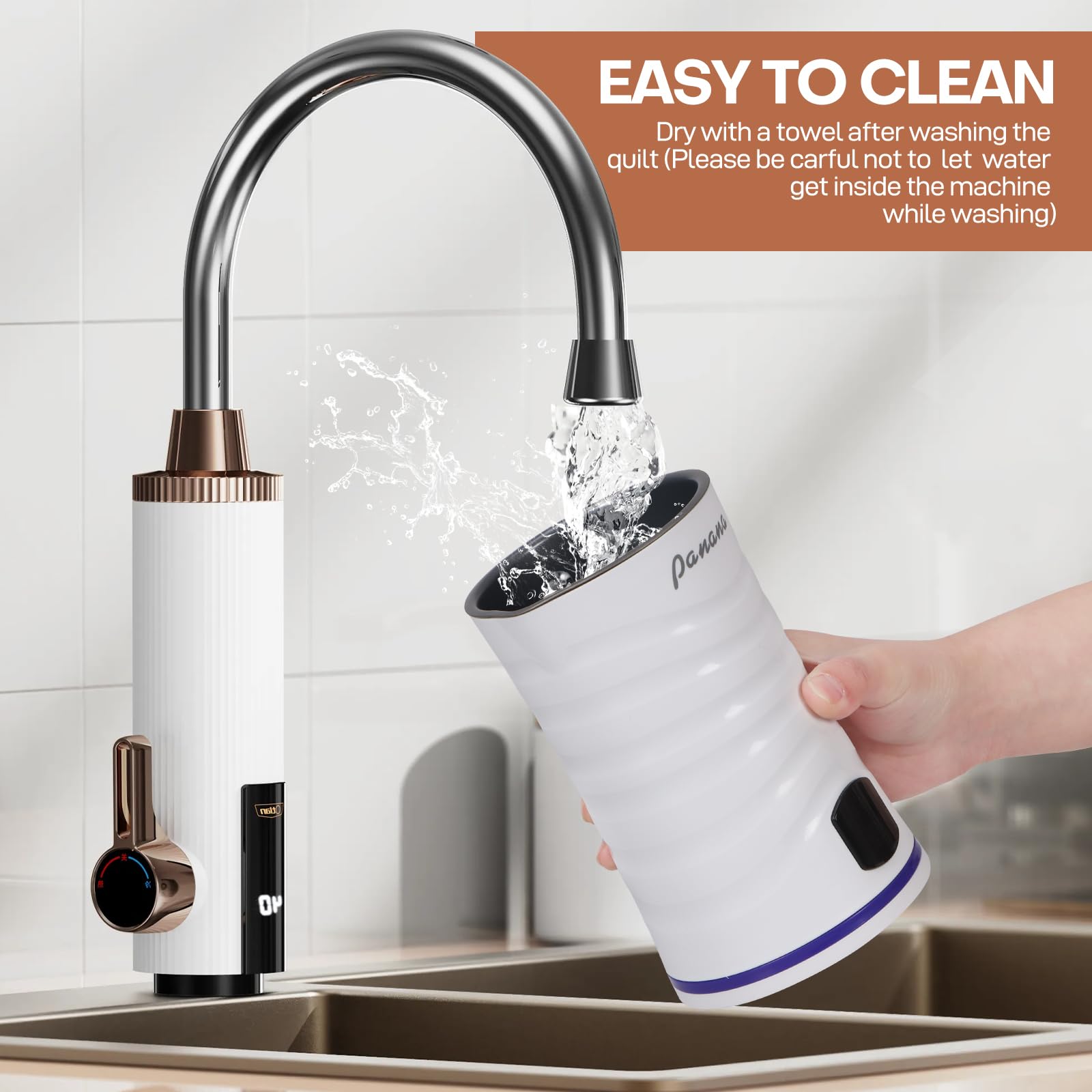 Electric Milk Frother, Automatic Milk Steamer, 4-In-1 Hot & Cold Foam Maker-8.4Oz/240Ml Milk Warmer For Latte, Cappuccinos, Sile