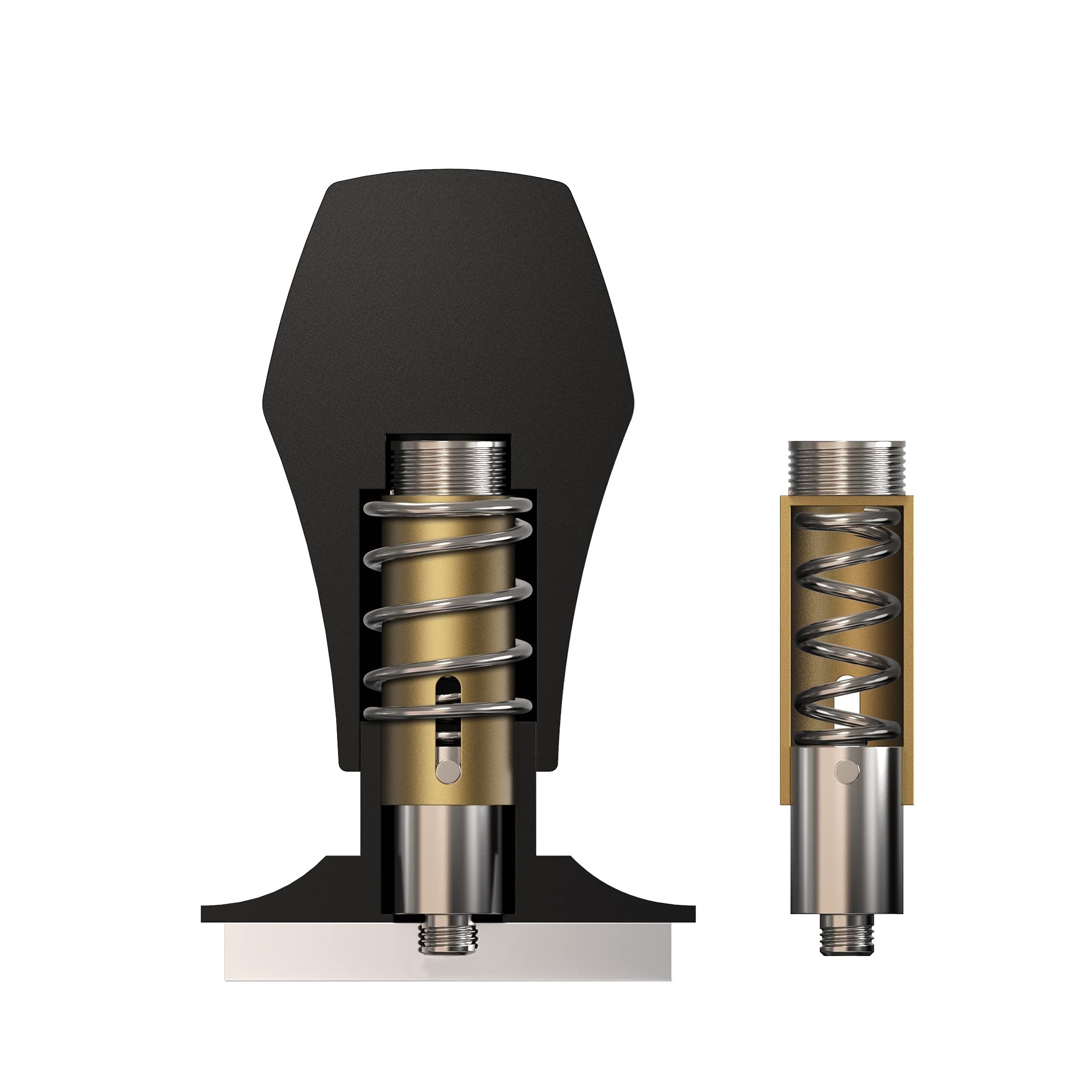 Normcore 51Mm Espresso Tamper - Spring-Loaded Tamper - Barista Tools - Barista Coffee Tamper With Anodized Aluminum Tamper Stand