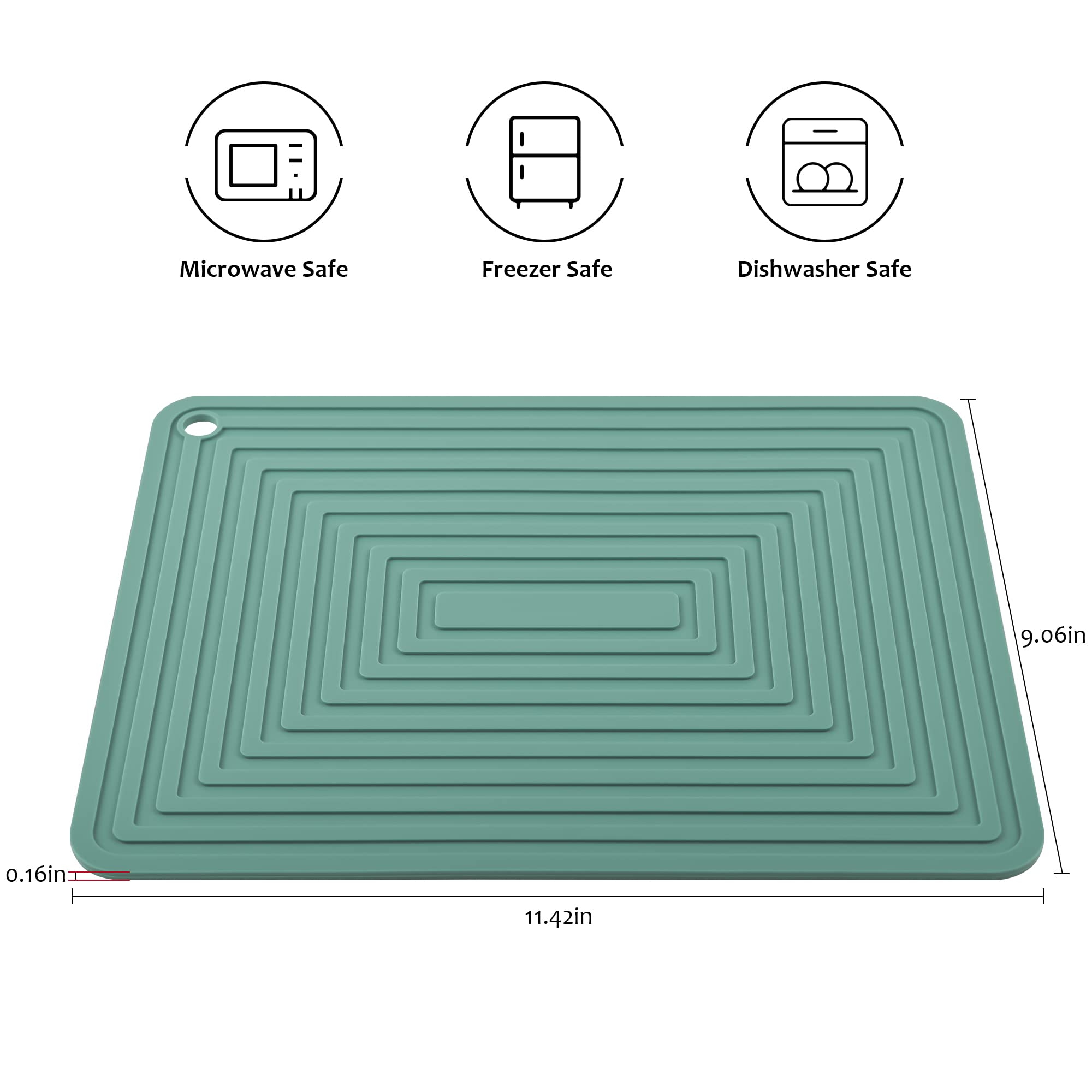 Smithcraft Silicone Trivets For Hot Dishes Pots And Pans, Multi Use Hot Pads For Kitchen Counter Mat, Versatile Heat Resistant M