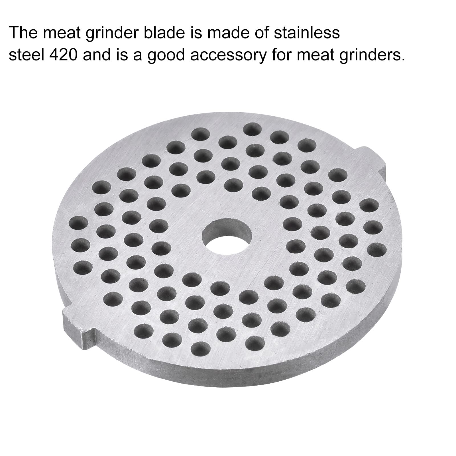 Meccanixity Meat Grinder Plate 3Mmx54Mm Stainless Steel Replacement For Grinders