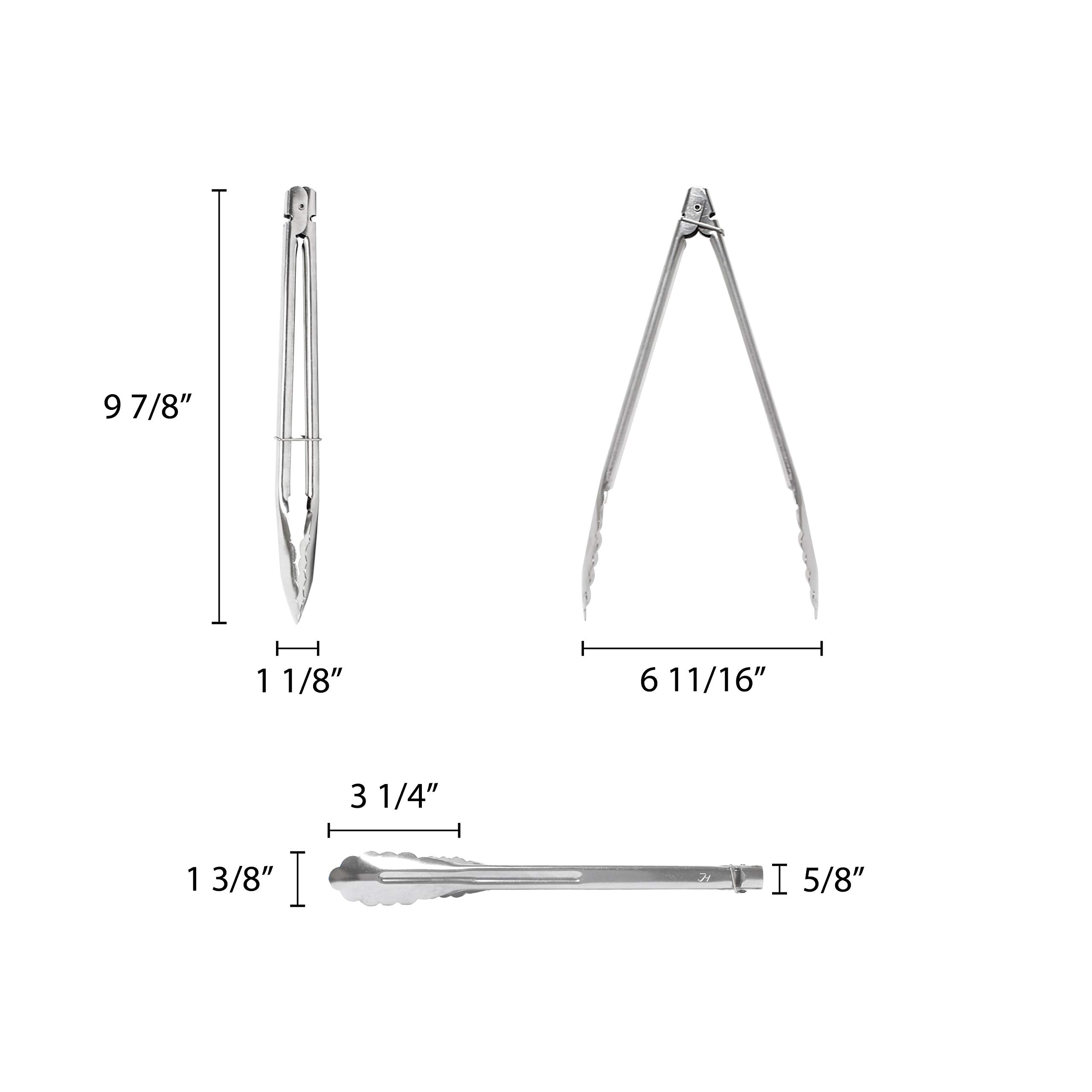 Thunder Group Extra Heavy Duty Tong, 10-Inch