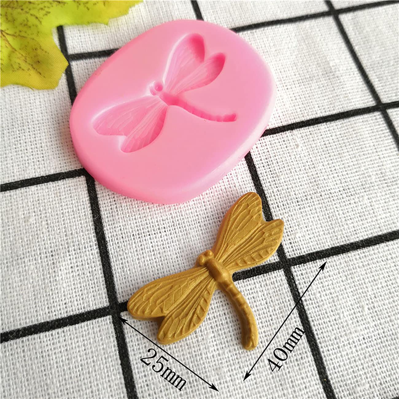 Dragonfly Silicone Mold For Diy Fondant Candy Making Chocolate Molds Lollipop Desserts Ice Cube Gum Clay Soap Biscuit Plaster Re