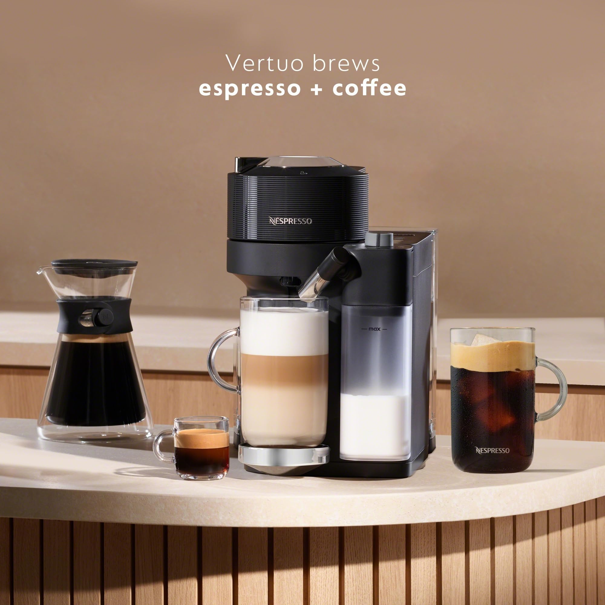 Nespresso Vertuo Lattissima By De'Longhi, Black