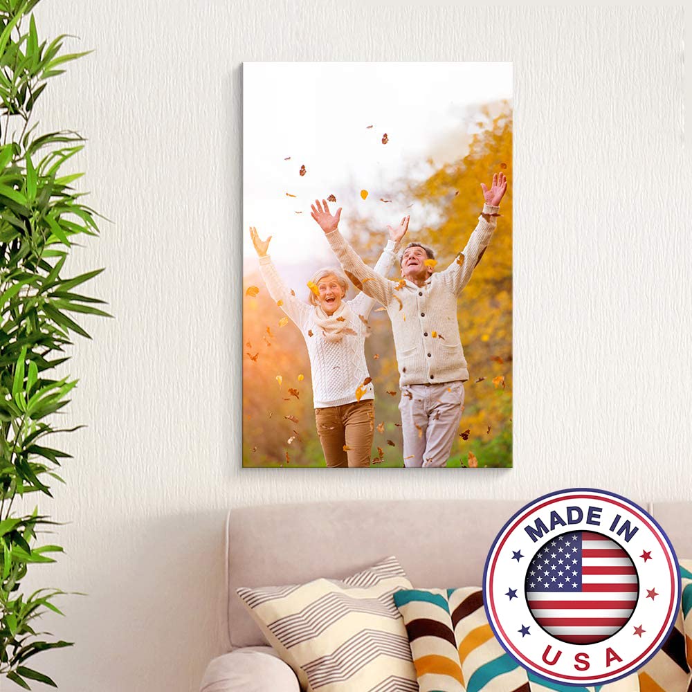 Nwt Custom Canvas Prints With Your Photos For Family, Personalized Canvas Pictures For Wall To Print Framed 14X11 Inches