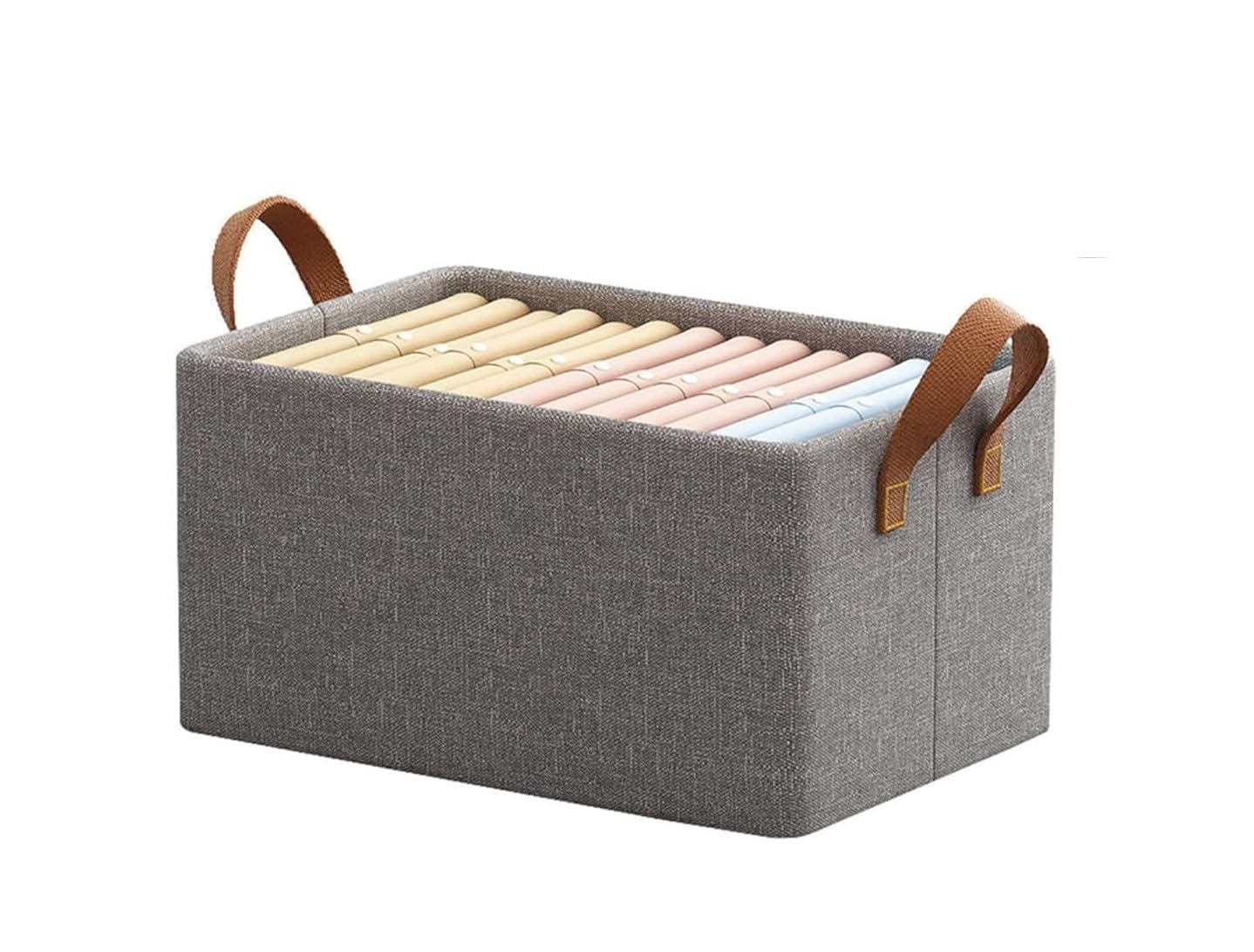 Fruhrer Fabric Wardrobe Organizer For Clothes/Foldable Cupboard Storage Boxesorganizers,For Toys, Books, Shelves, Closet, Large 