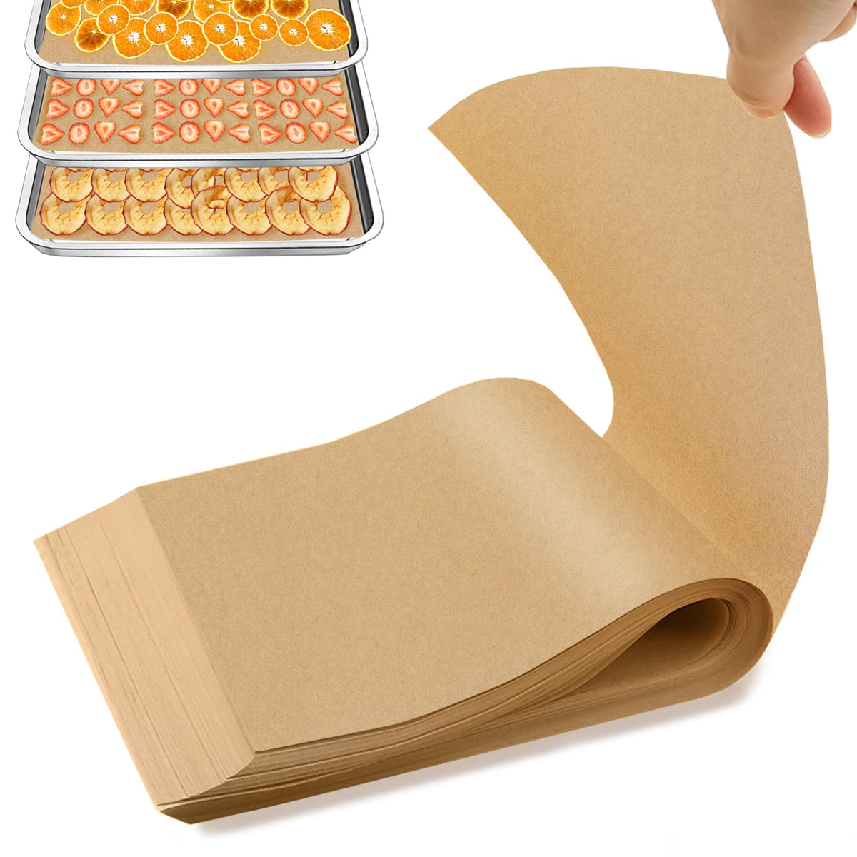 200 Pcs Freeze Dryer Tray Mats For Harvest Right Freeze Dryer Medium Trays, Non-Stick Baking Mats One-Off Parchment Paper Access