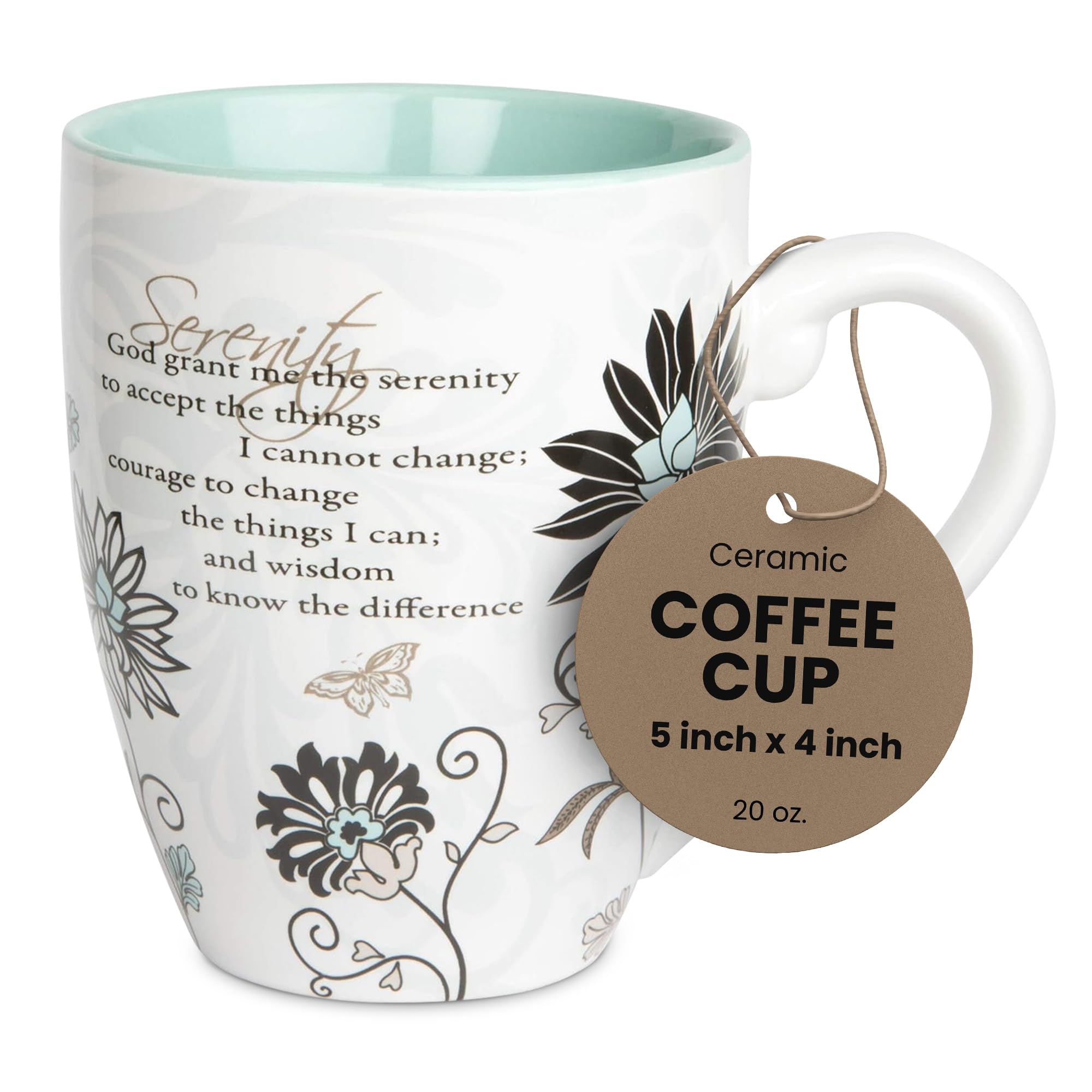 Pavilion Gift Mark My Words 4-3/4-Inch Serenity Mug  20-Ounce