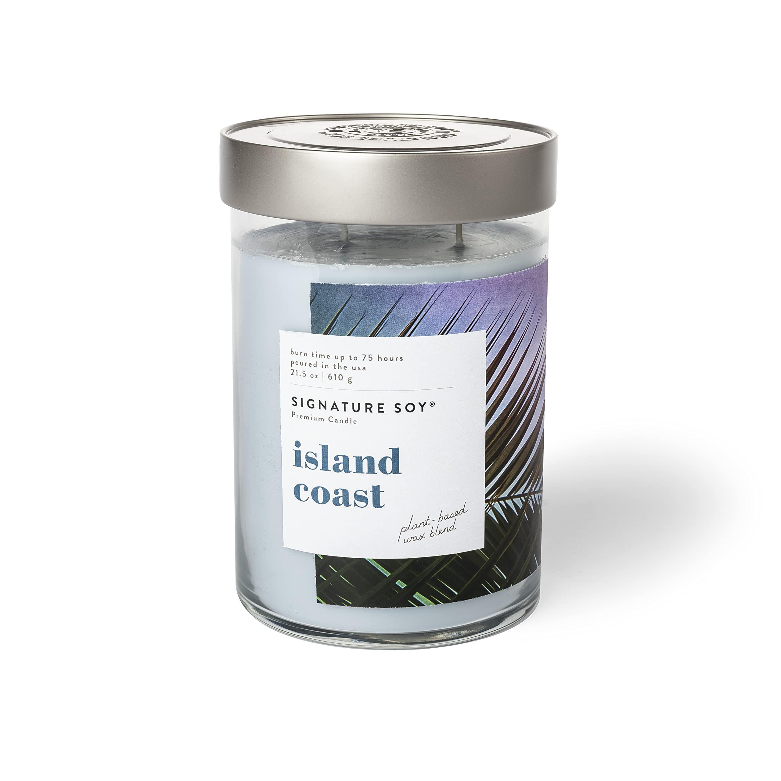 Signature Soy Lidded Island Coast Scented Candle