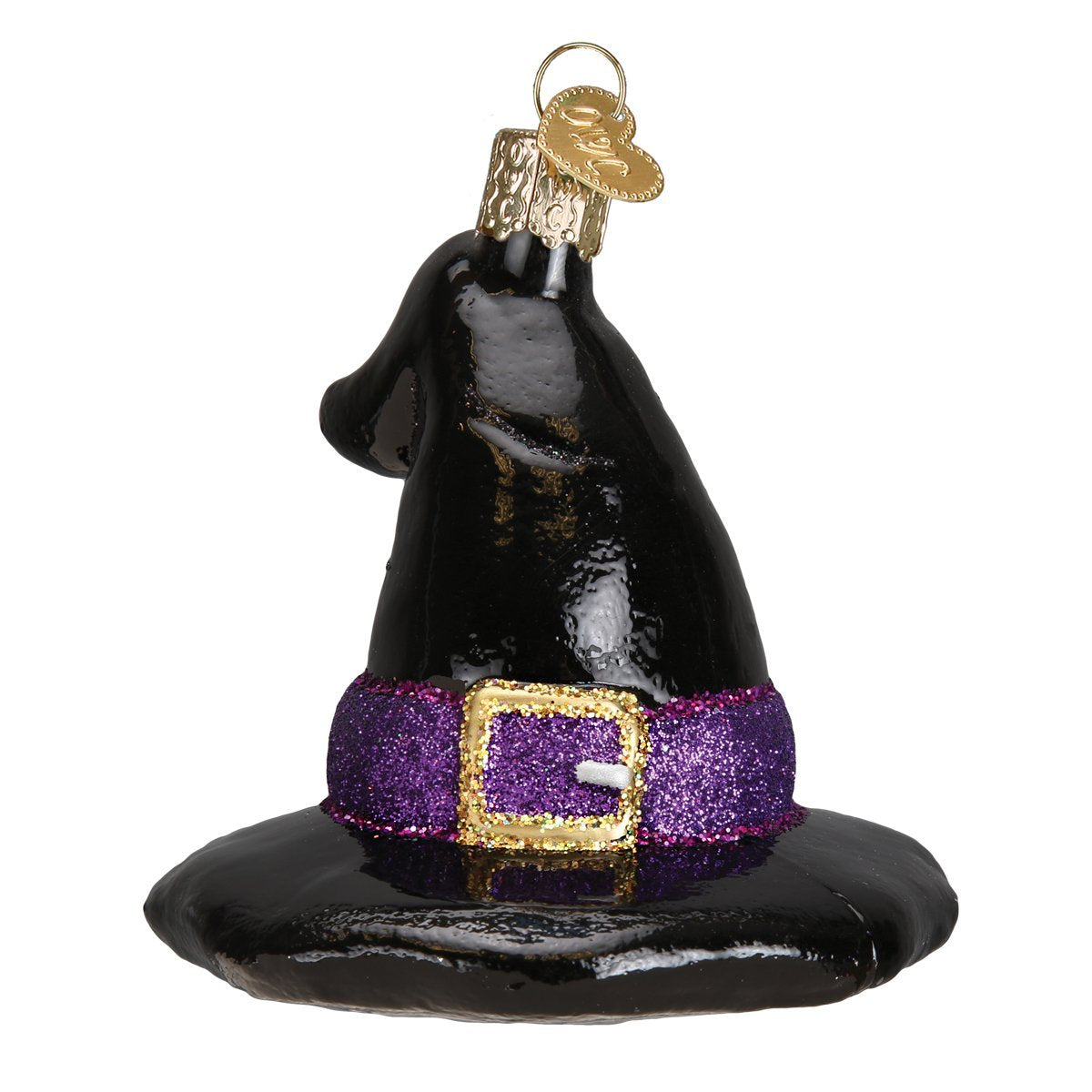 Old World Christmas Ornaments: Halloween Decorations Glass Blown Ornaments for Christmas Tree, Witchs Hat