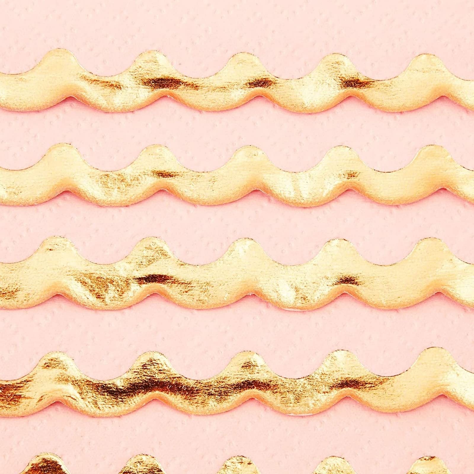 Sparkle And Bash 50 Pack Pink Paper Dinner Napkins With Gold Foil Scalloped Edges For Birthday Party, Wedding (3-Ply, 4 X 8 In)