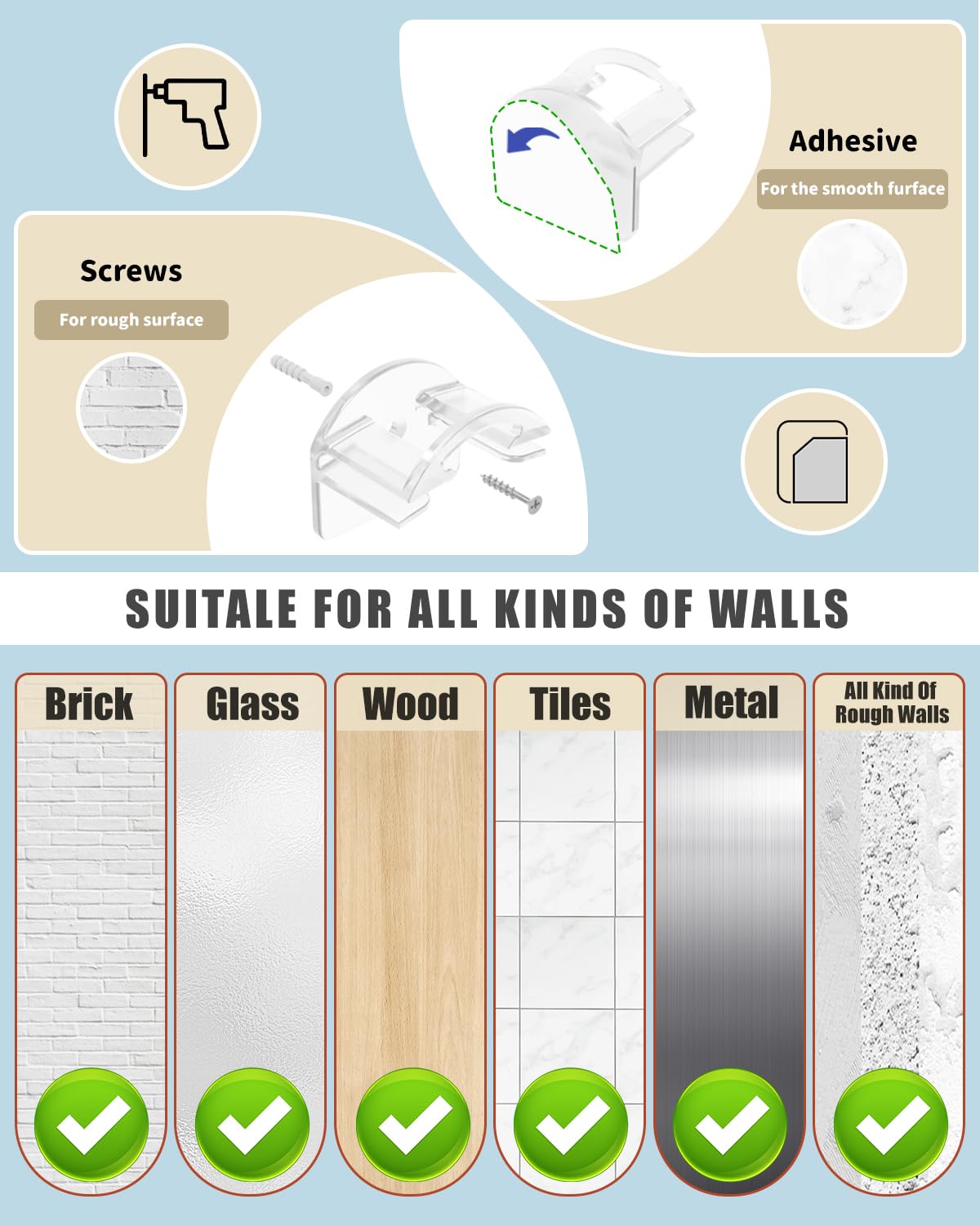 Adhesive Hat Hooks For Wall, Baseball Caps Strong Holdr, Ball Cap Hanger Wall Mount, Hat Display Rack, Hat Organizer Accessories