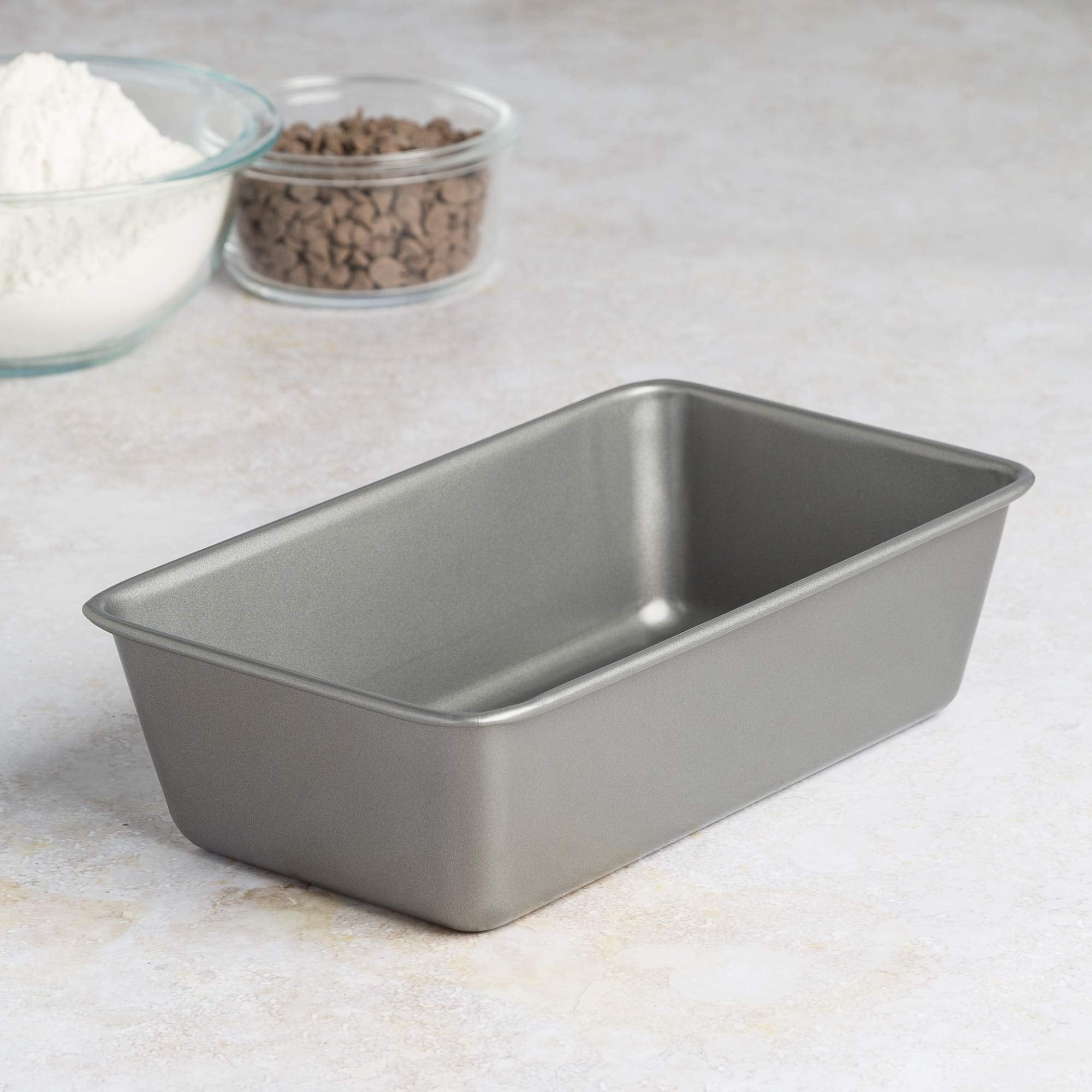 Cooking Light Heavy Duty Nonstick Bakeware Carbon Steel Bread Pan Or Loaf Pan With Quick Release Coating, Manufactured Without P