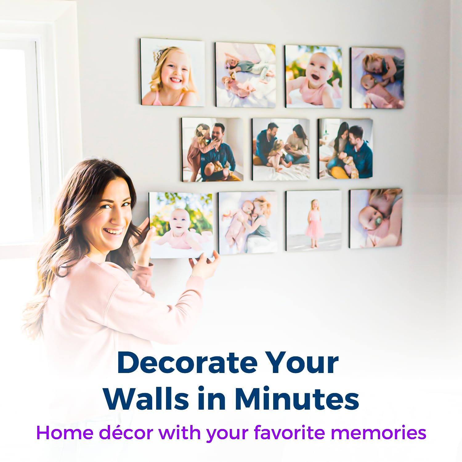 Storylab Storyboards Custom Canvas Prints With Your Photos, Peel & Stick No Damage Photo Prints, Custom Picture Canvas, Custom P