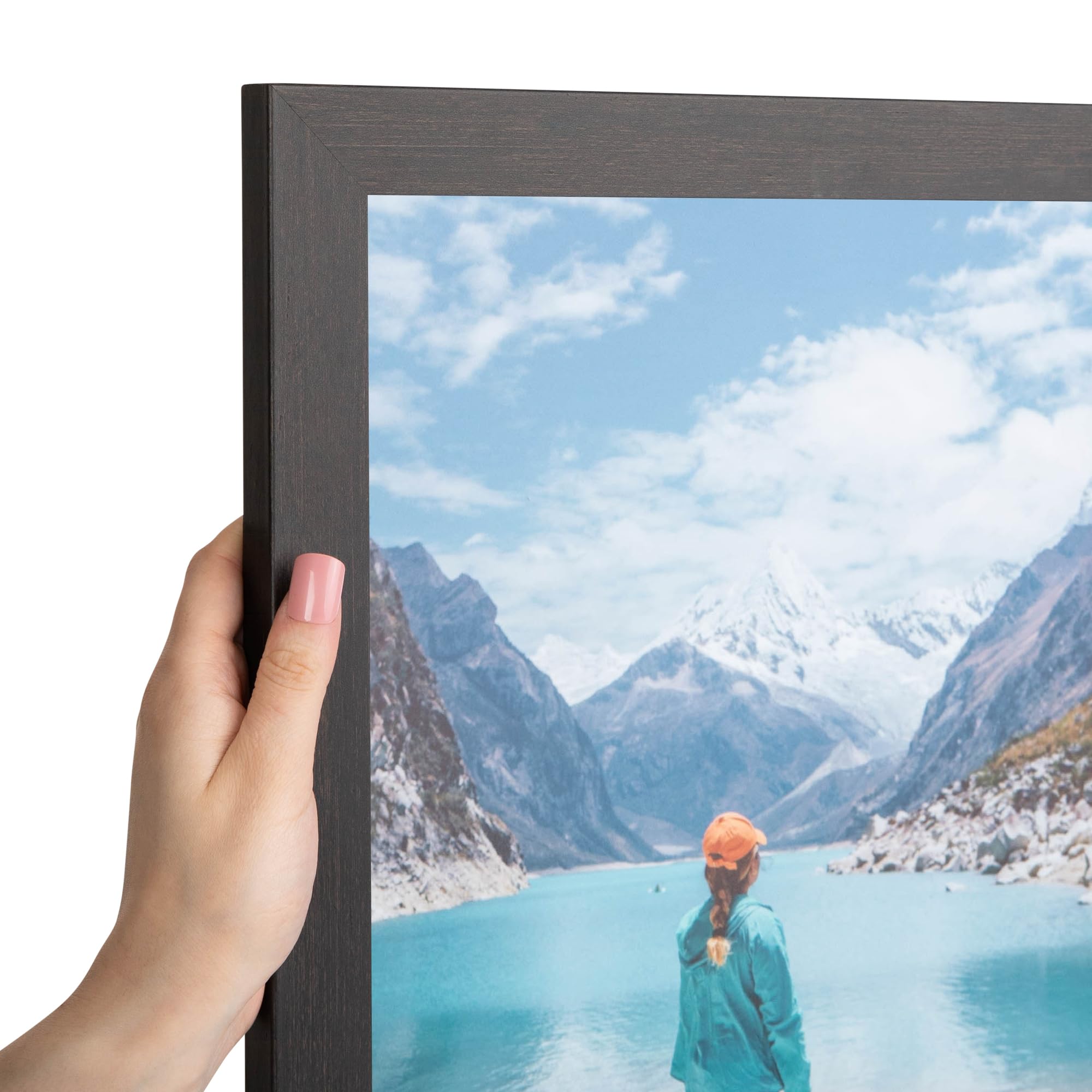 ArtToFrames 15x24 inch Coffee Picture Frame, 2WOMFRBW26061-15x24