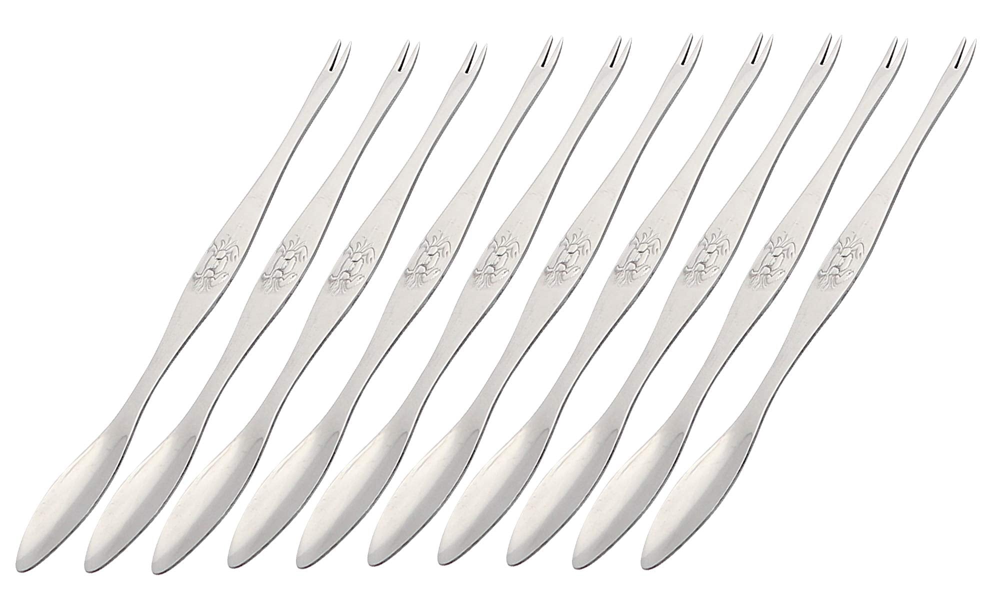 10 Pcs Seafood Forks,Crab Forks,Lobster Forks, Fruits Forks 6.49 Inches