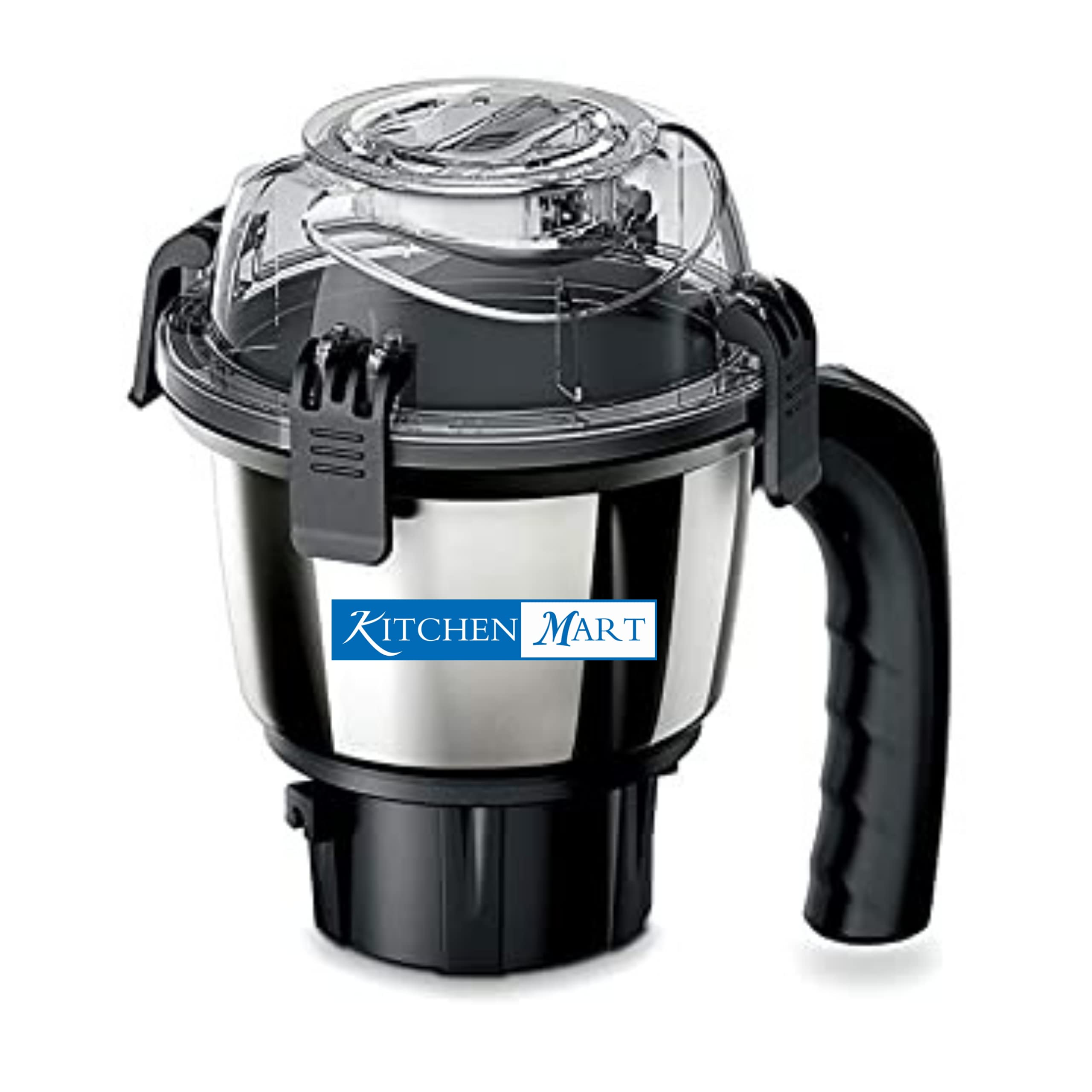Kitchen Mart 750W Replacement Chutney Jar For Bosch Mixer Grinder (400 Ml, Silver)