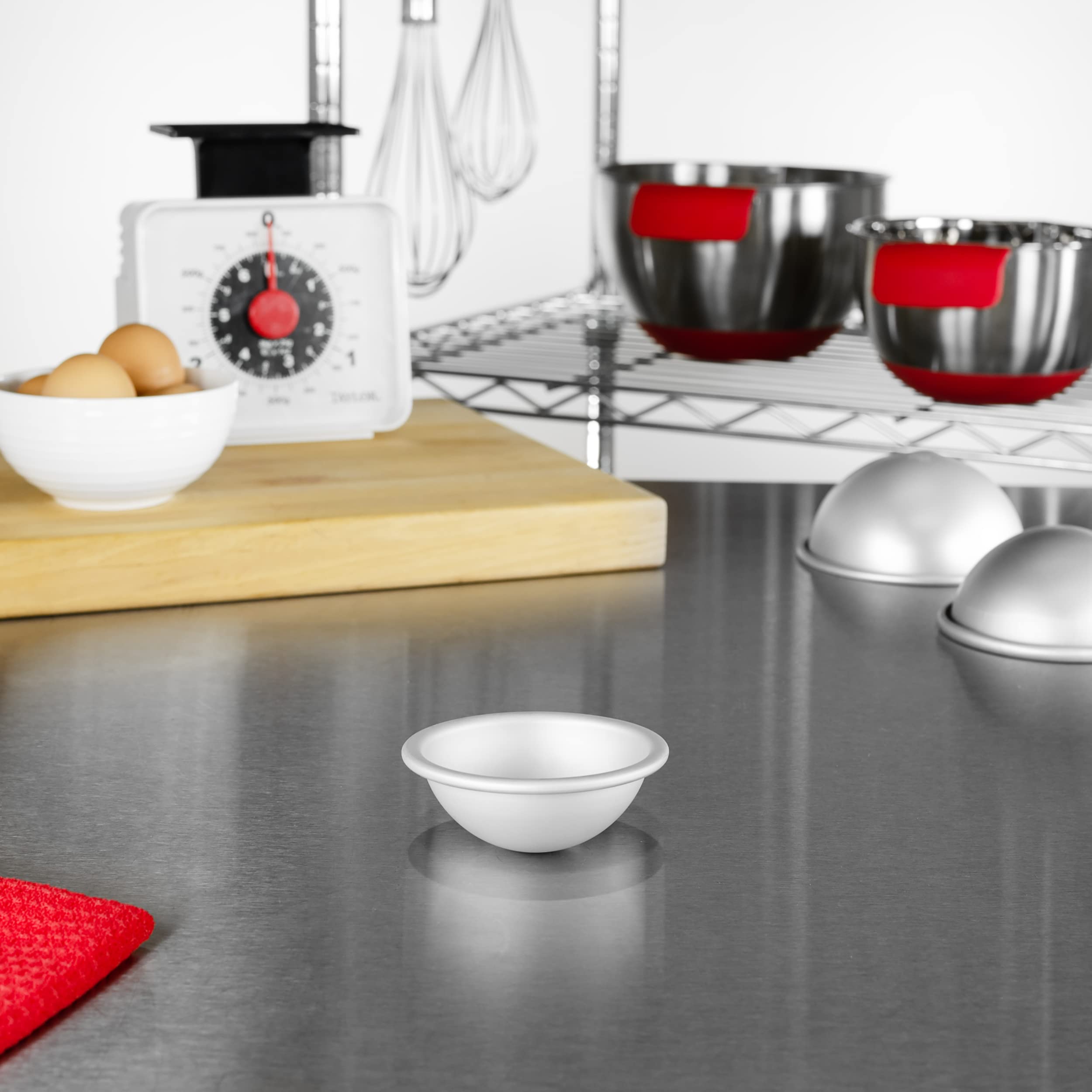 Fat Daddios Pha-275Pk Anodized Aluminum Hemisphere Pan, 275 X 14 Inch, Set Of 4