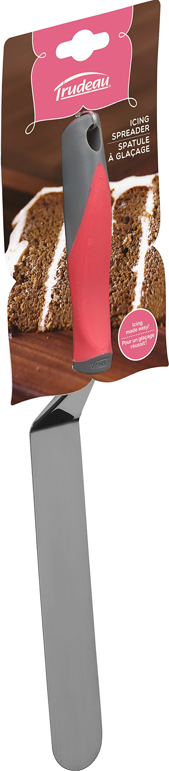 Trudeau Large Spreader Icing Spatulas, Pink