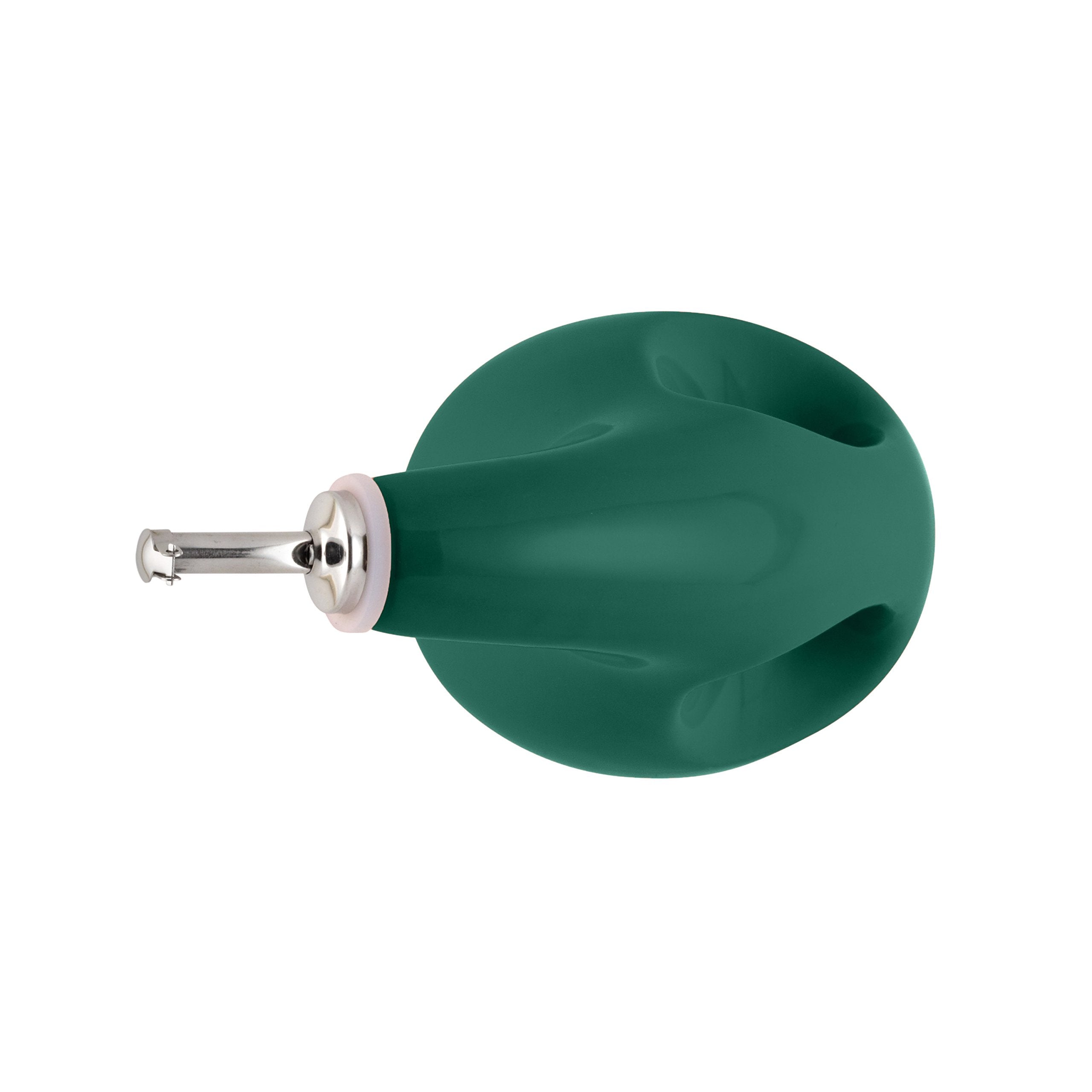 Rachael Ray Solid Glaze Ceramics Evoo Olive Oil Bottle Dispenser With Spout - 24 Ounce, Dark Green
