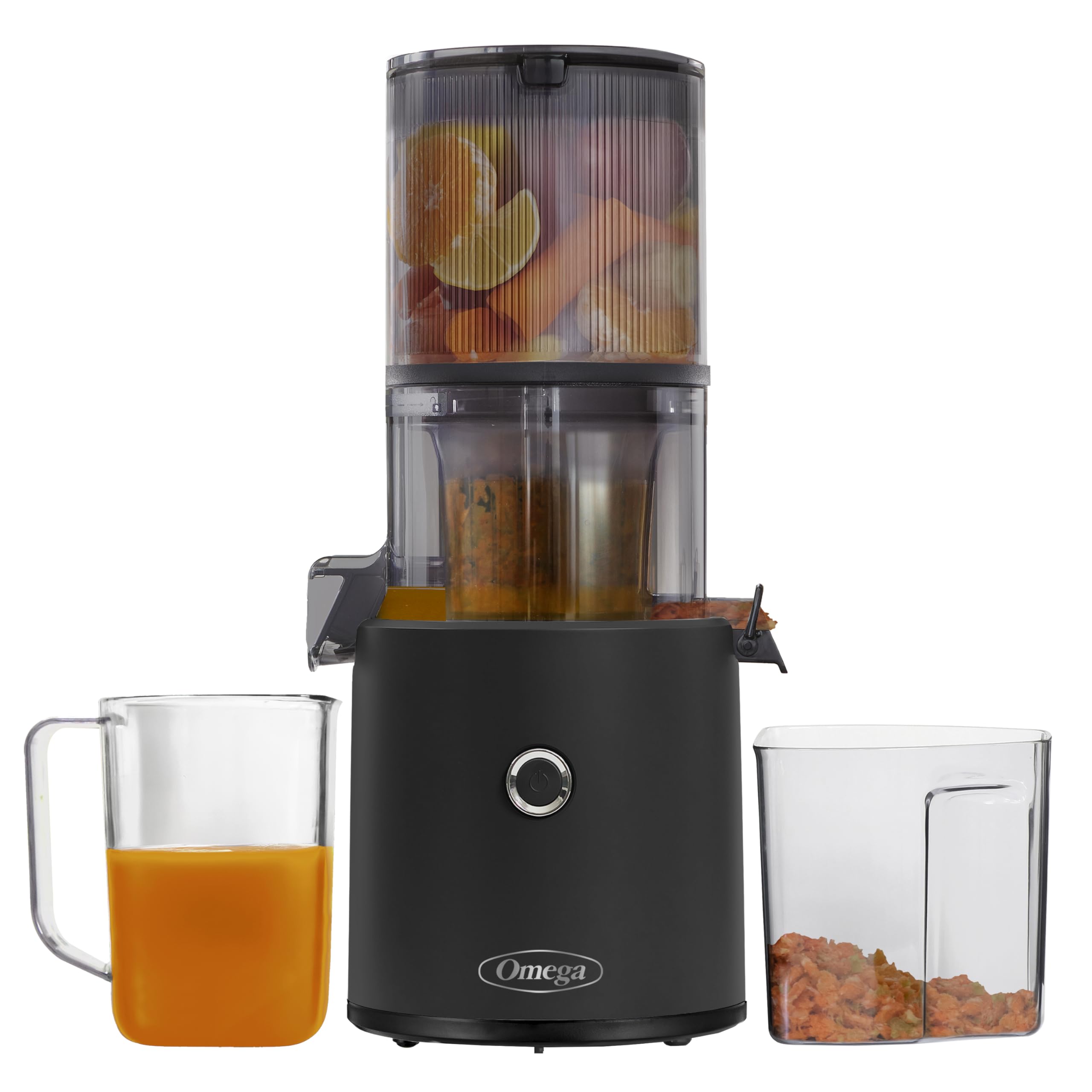 Omega Effortless Batch Cold Press Juicer - Hands Free Vegetable and Fruit Masticating Juicer Machine with 68-oz. capacity, Extra