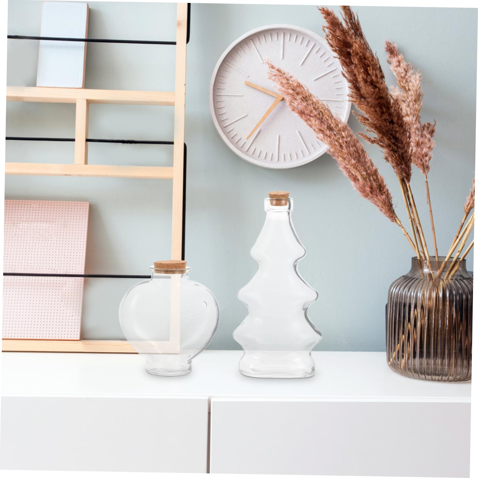 PRETYZOOM Apothecary Bottles Sand Ceremony Set 3pcs Glass Drift Bottles Wedding Ceremony Sets for Keepsake