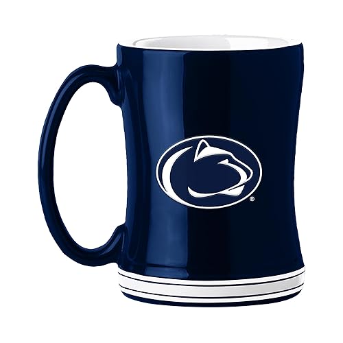 Penn State Nittany Lions Coffee Mug 14oz Sculpted Relief Team Color