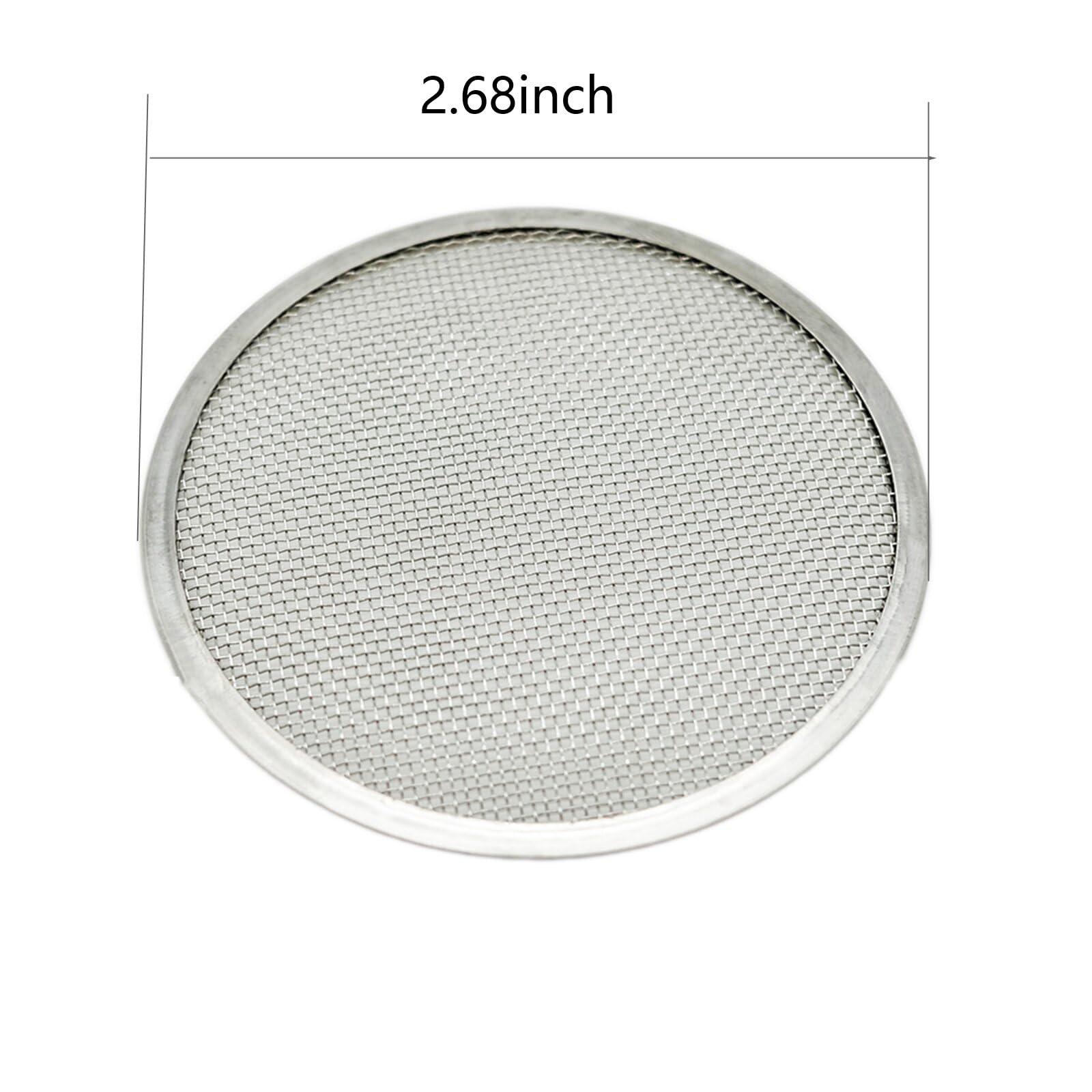 12 Pack Sprouting Lids,304 Stainless Steel Screen Filter Strainer Lid For 2.75 Inch Regular Mouth Mason Jar,Mesh Bean Sprout Sie
