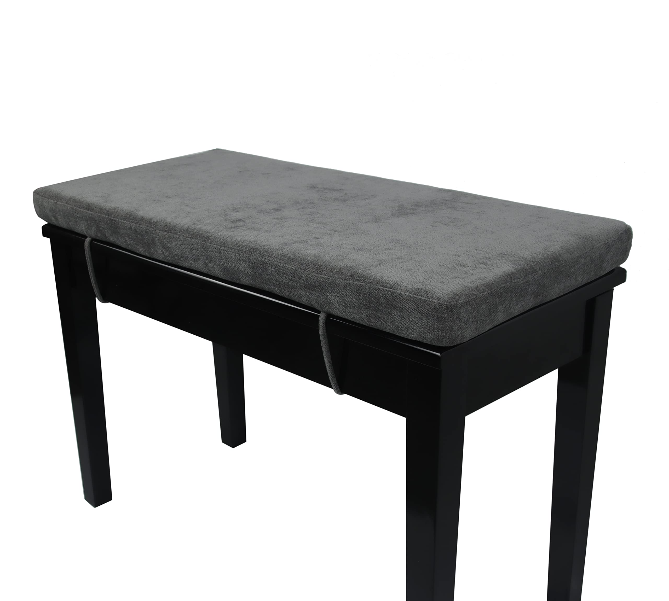 Loveboat Washable Bench Cushion, Non-Slip Bench Pad for Shoe Storage, Window, Piano, Dining 34x14x2 Dark Grey